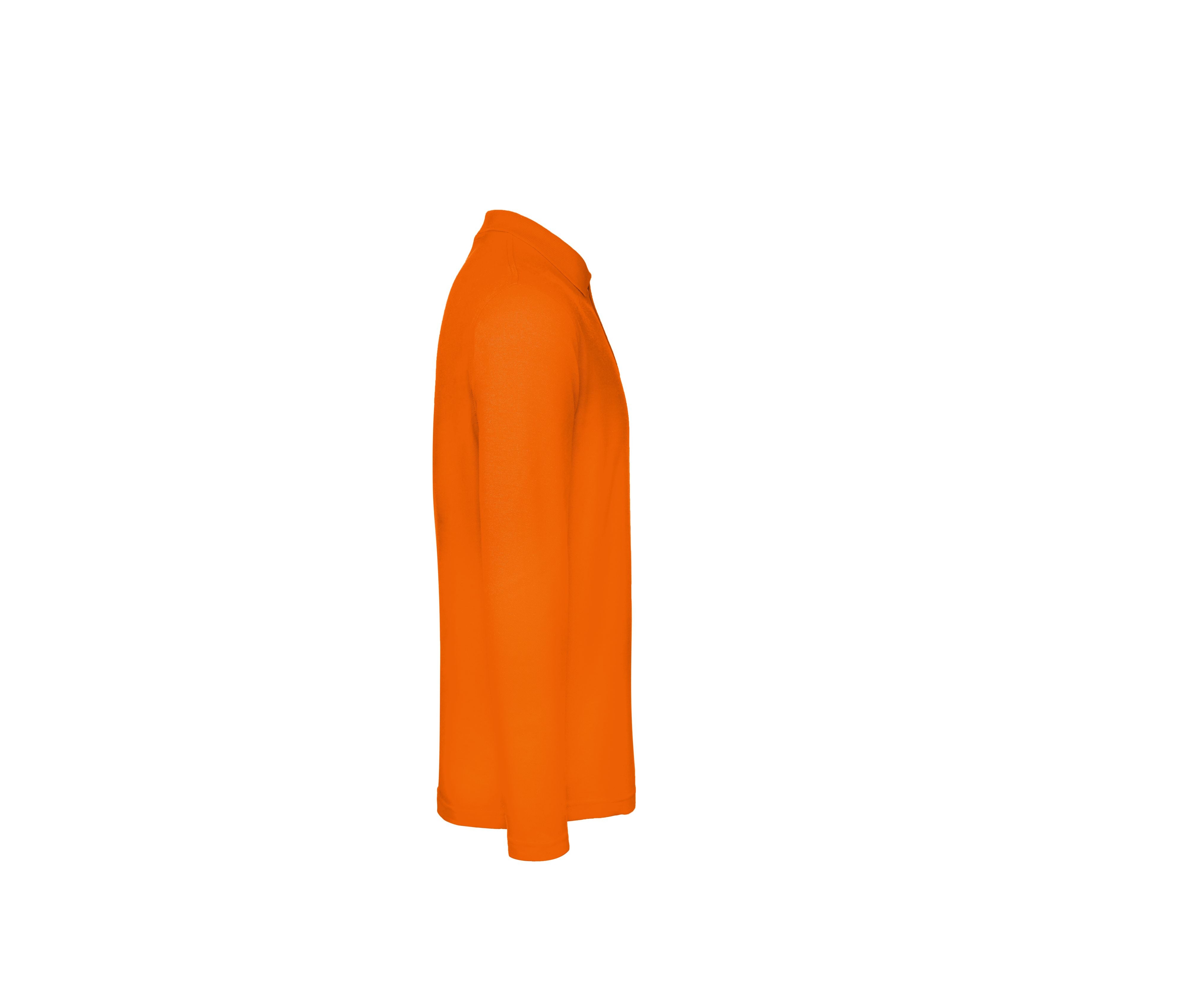 Polo Manches Longues Homme - Orange