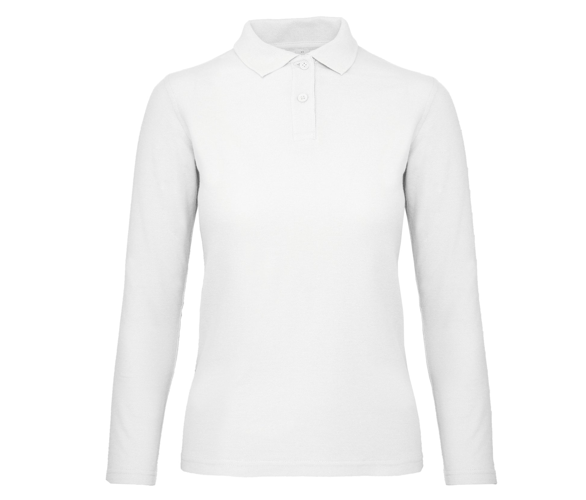 Polo Manches Longues Femme - White