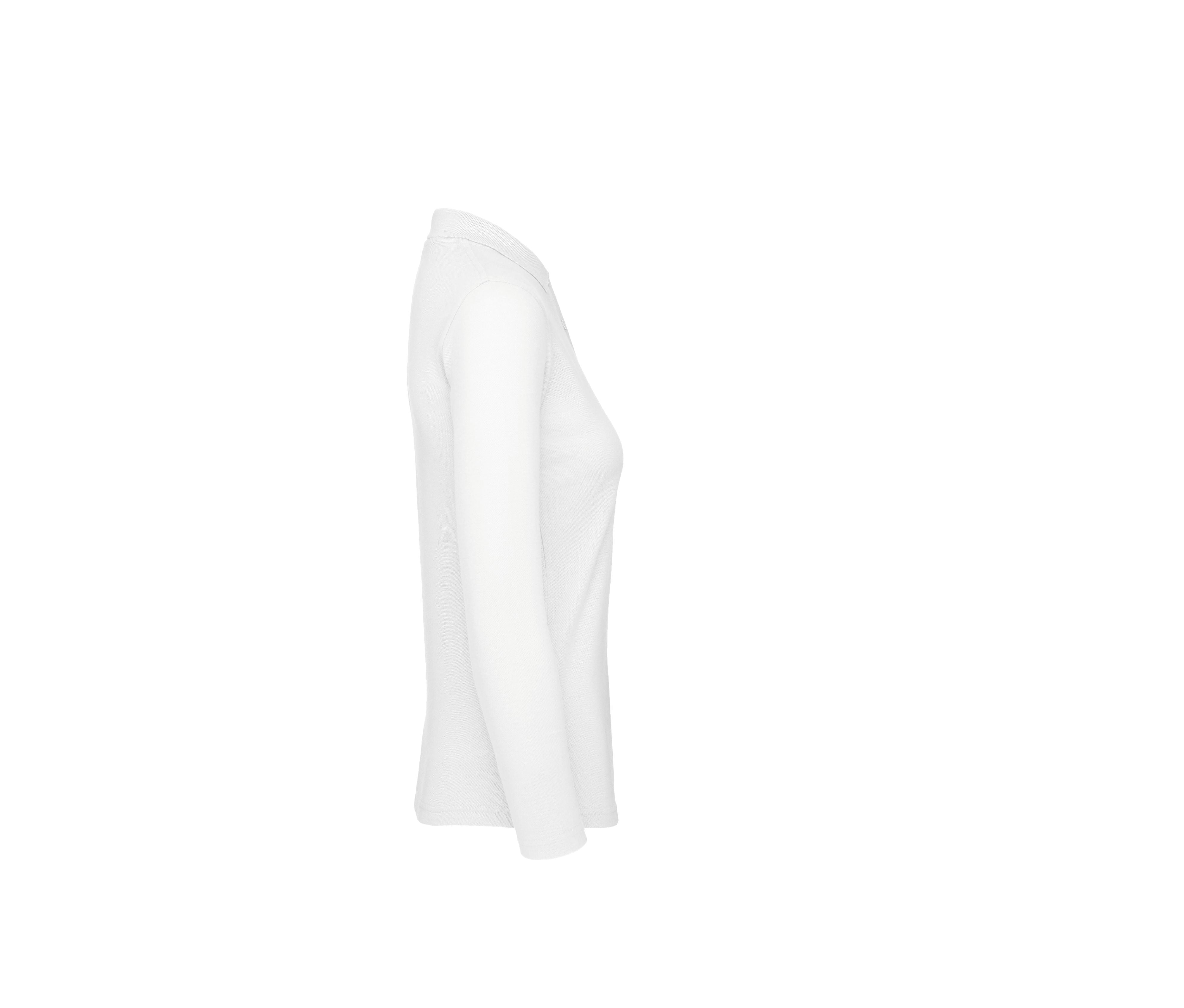 Polo Manches Longues Femme - White