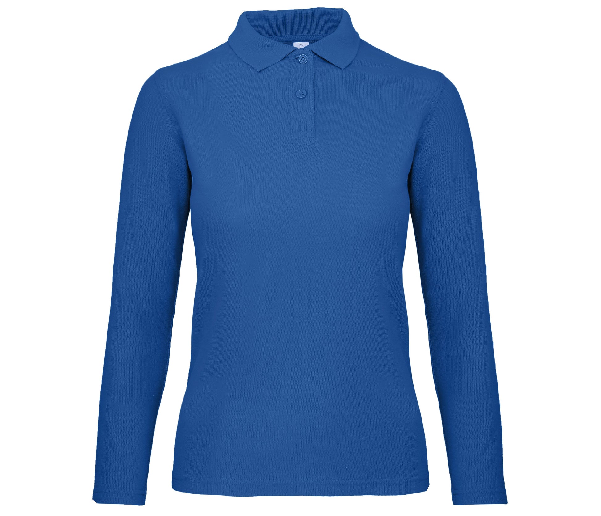 Polo Manches Longues Femme - Royal Blue