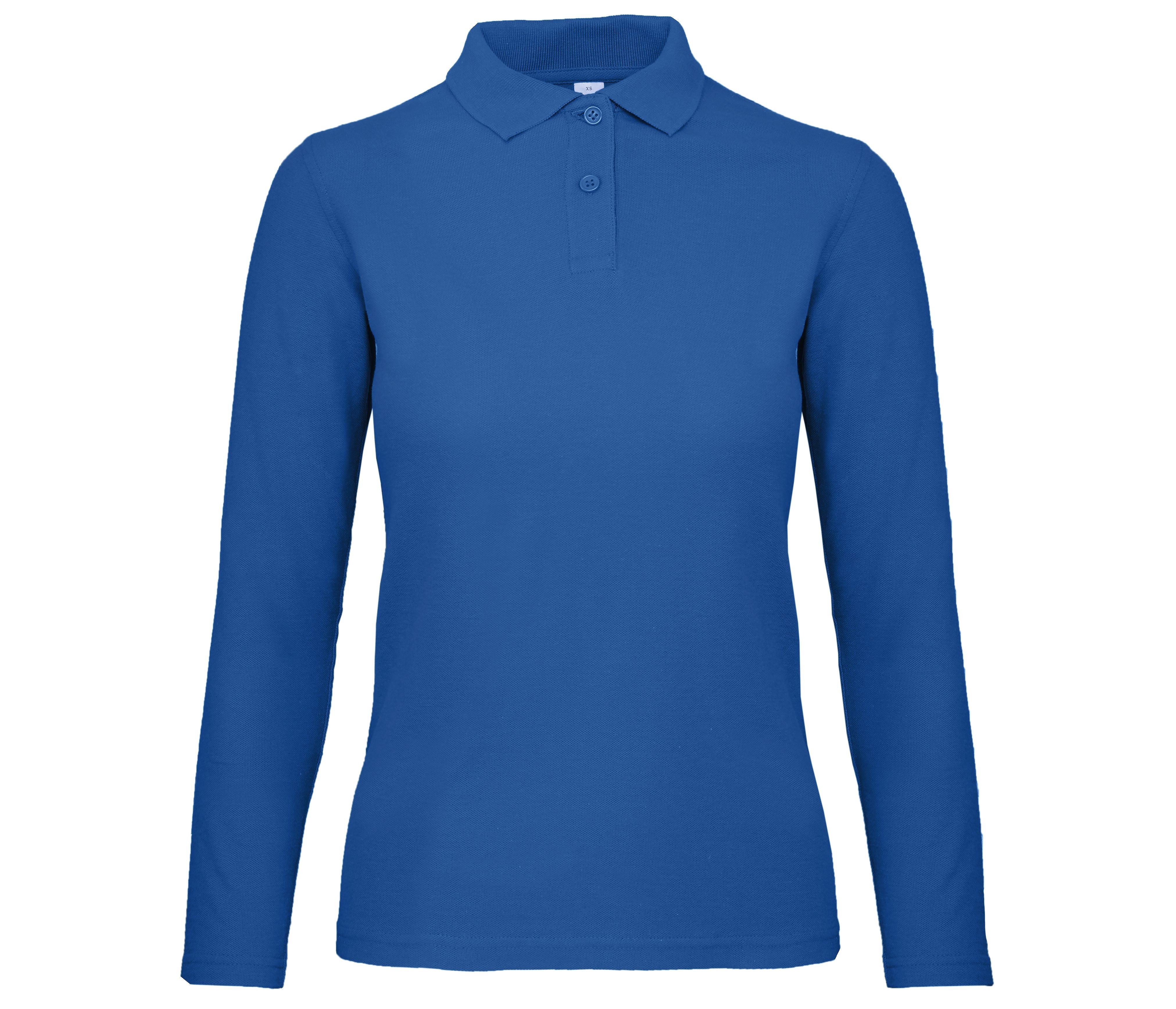 Polo Manches Longues Femme - Royal Blue