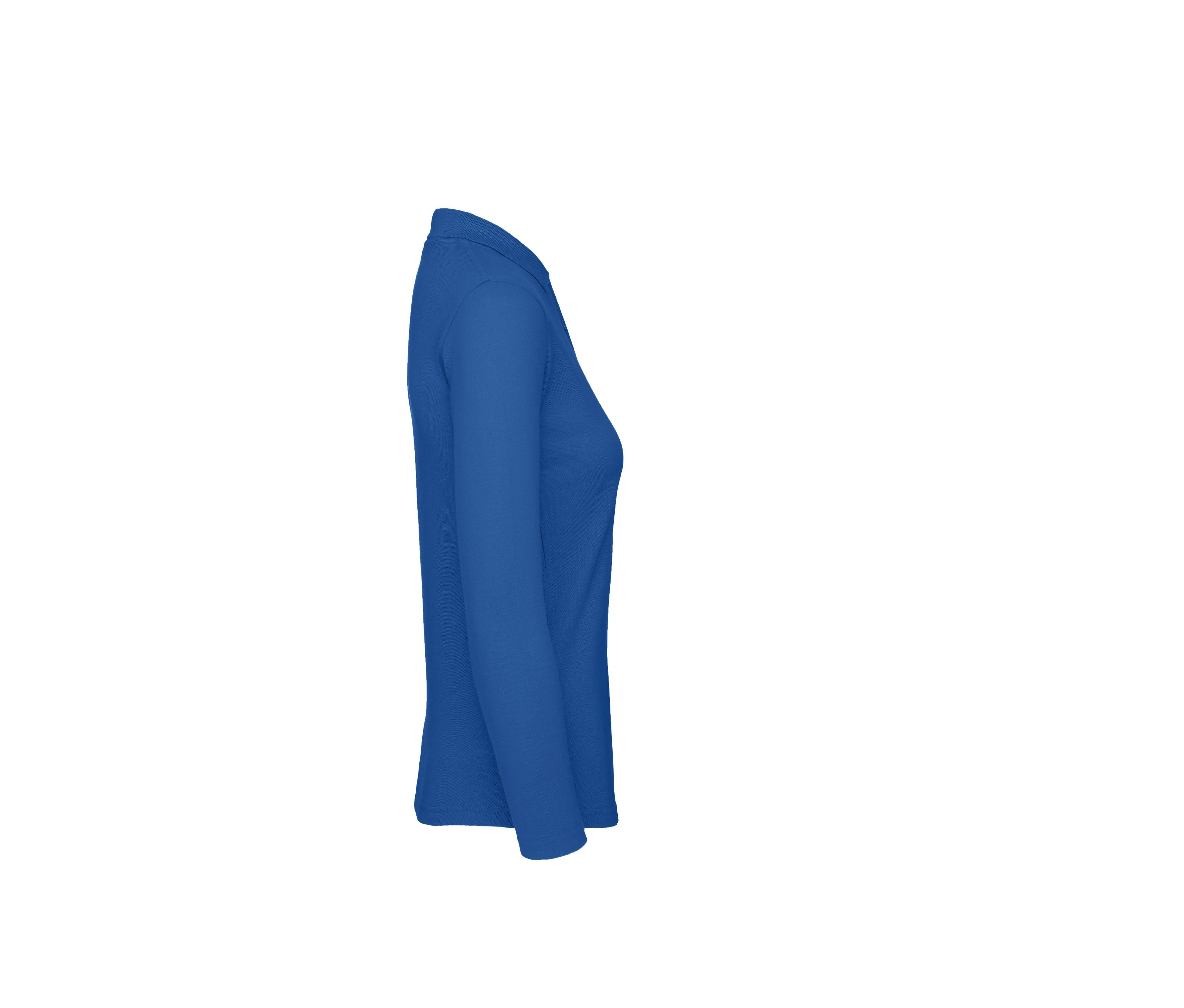 Polo Manches Longues Femme - Royal Blue
