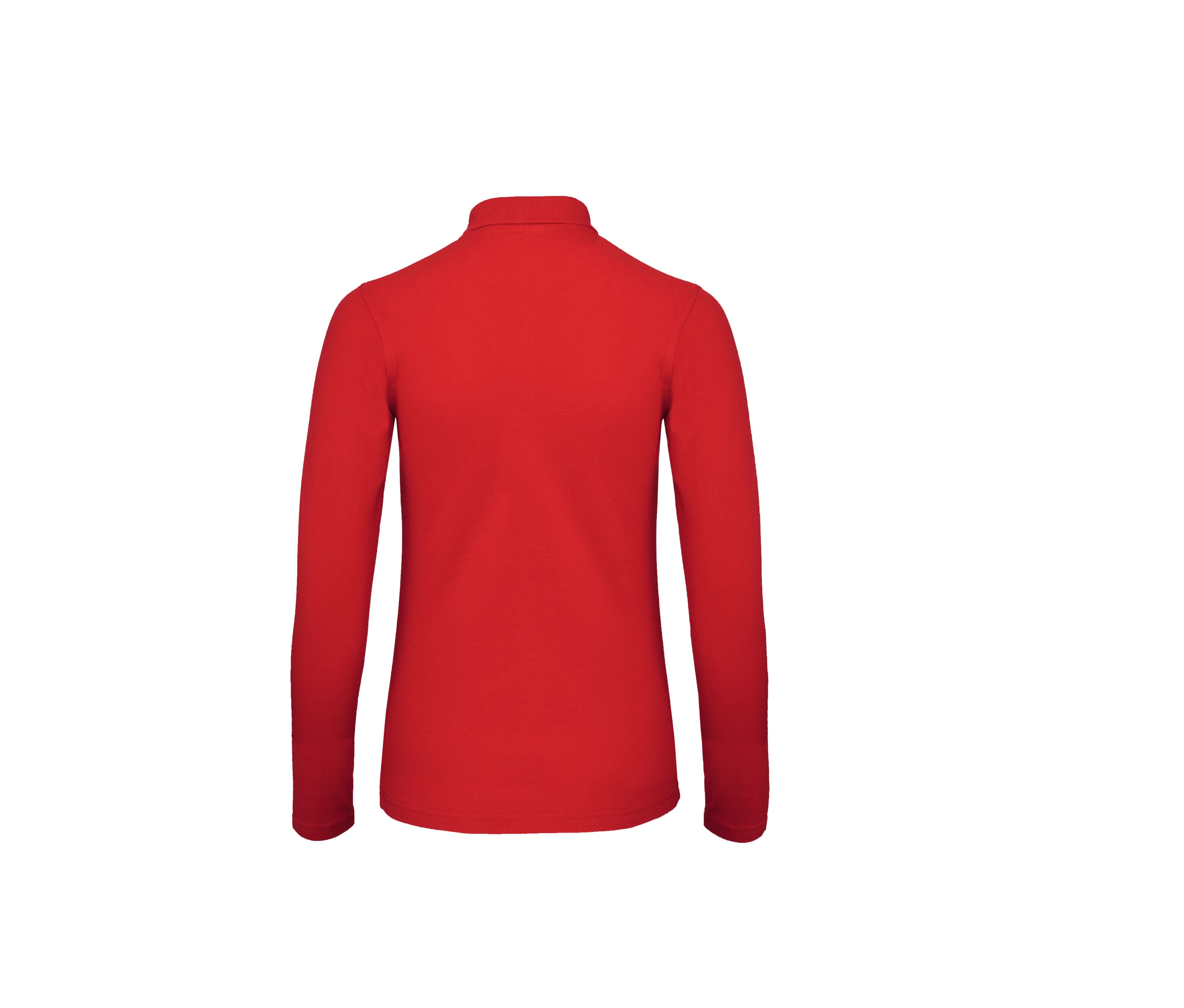 Polo Manches Longues Femme - Red