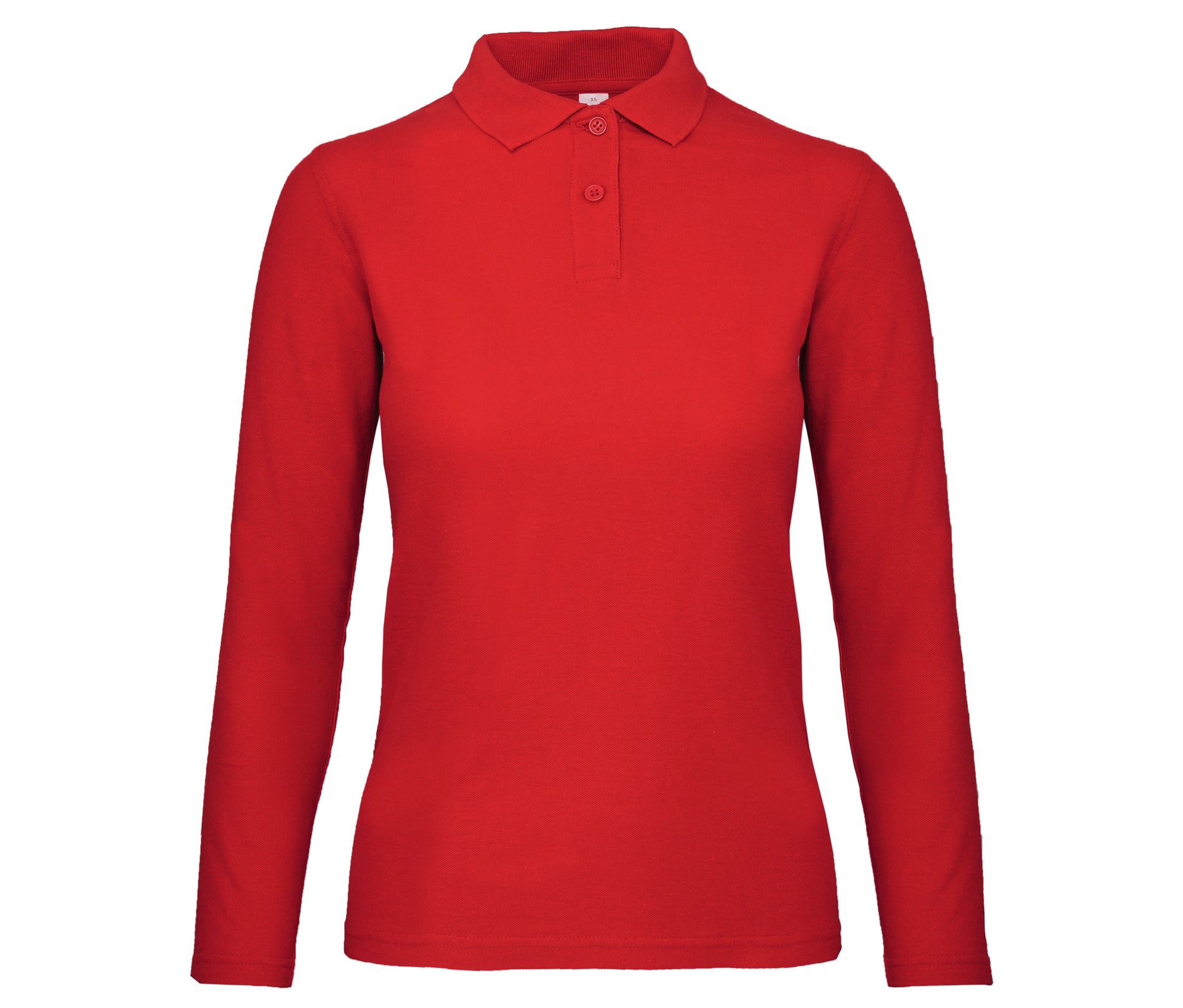 Polo Manches Longues Femme - Red