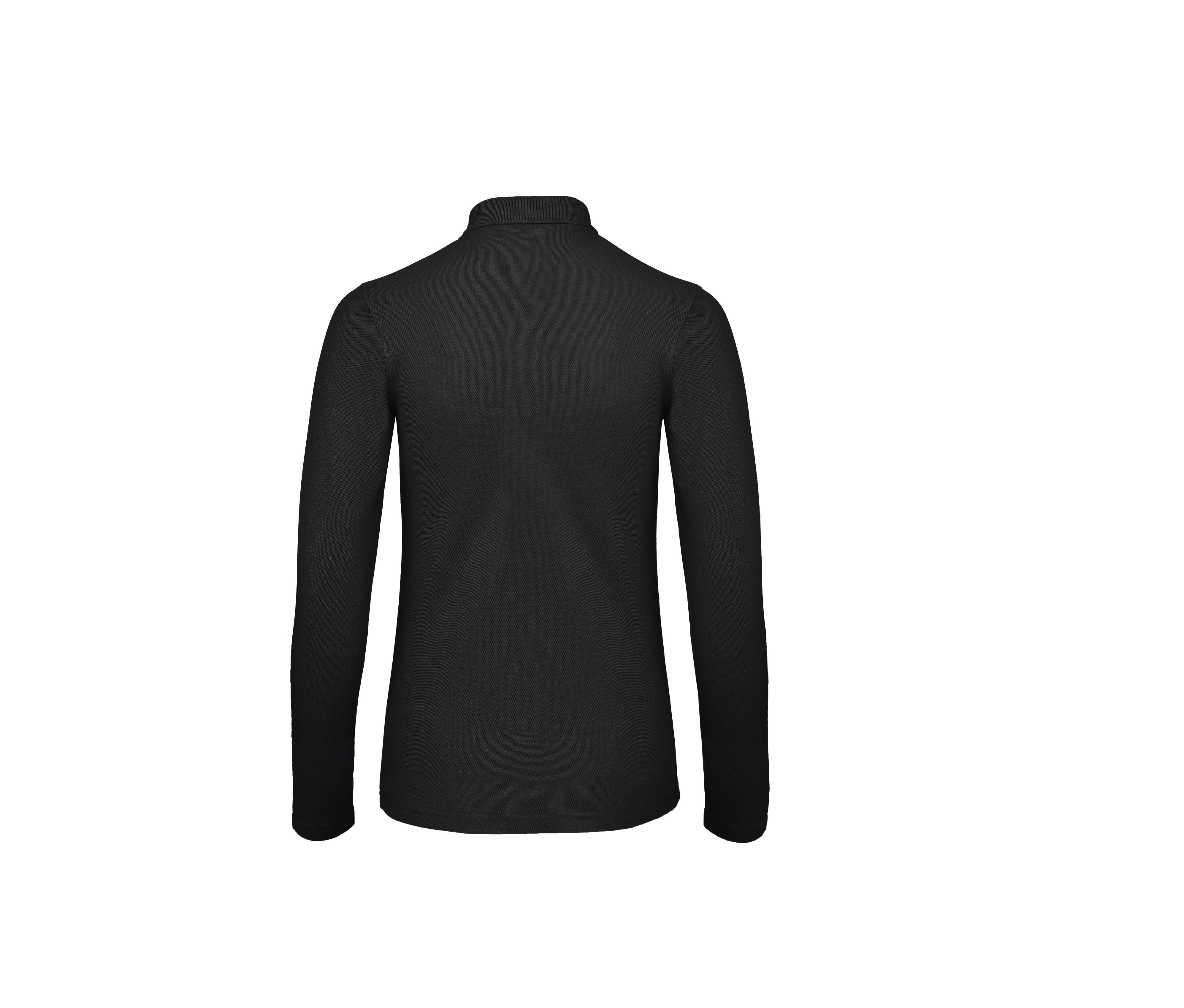 Polo Manches Longues Femme - Black