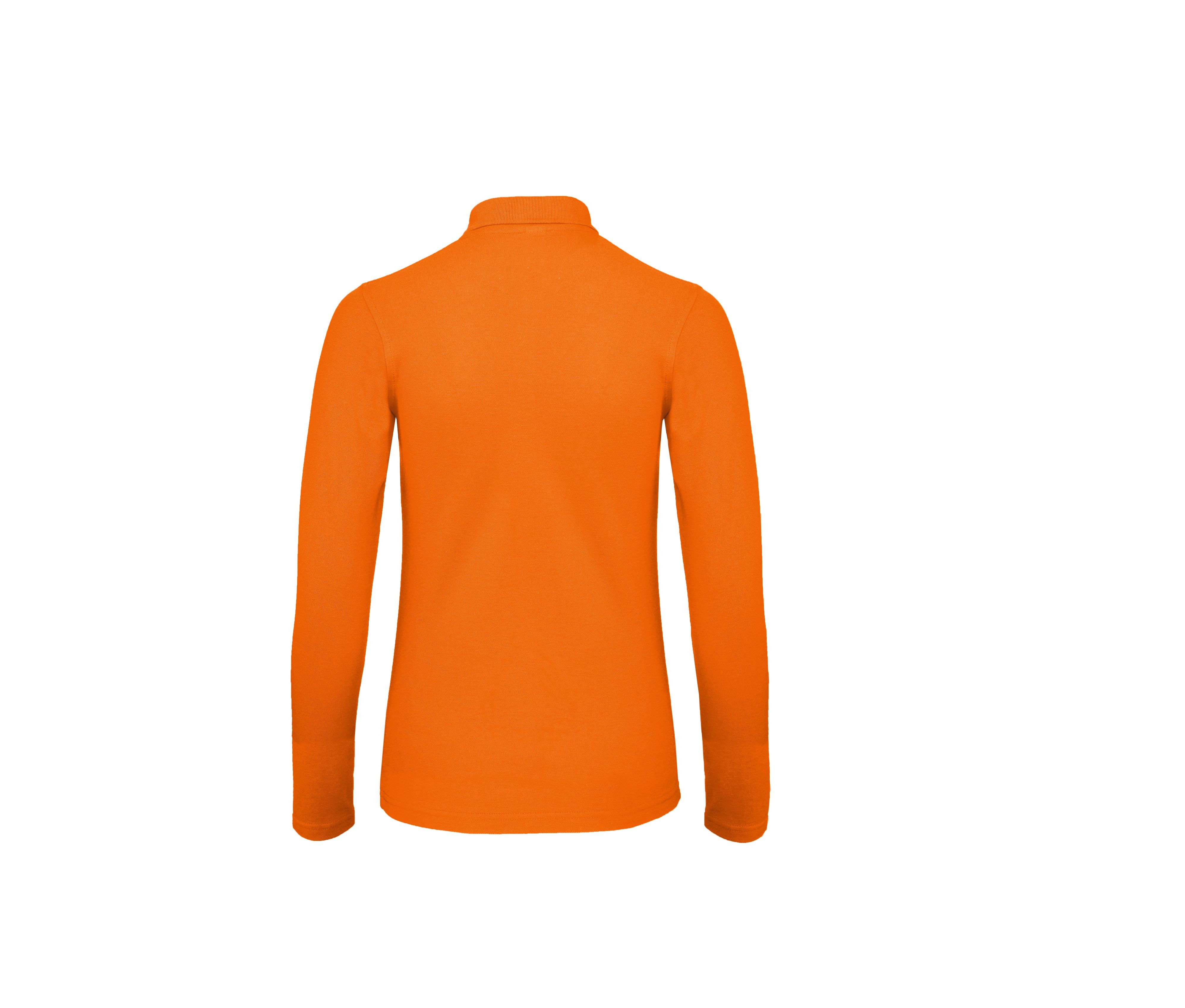 Polo Manches Longues Femme - Orange