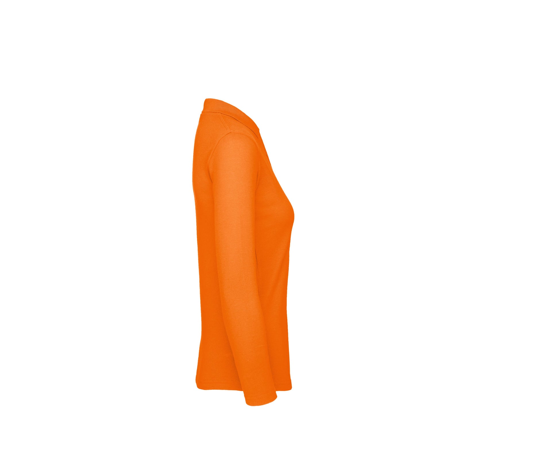 Polo Manches Longues Femme - Orange