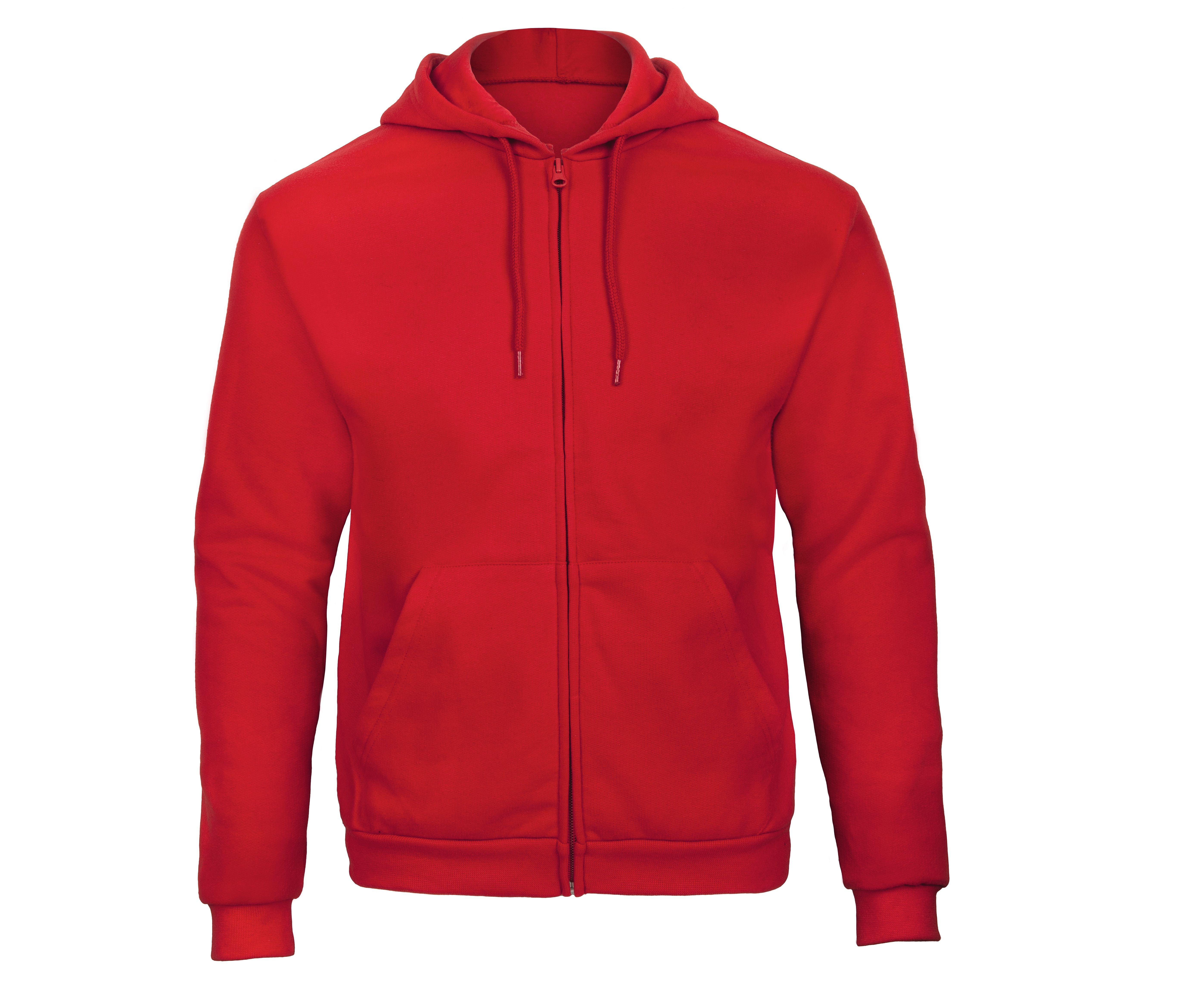 Sweat Id.205 Grand Zip Capuche - Red