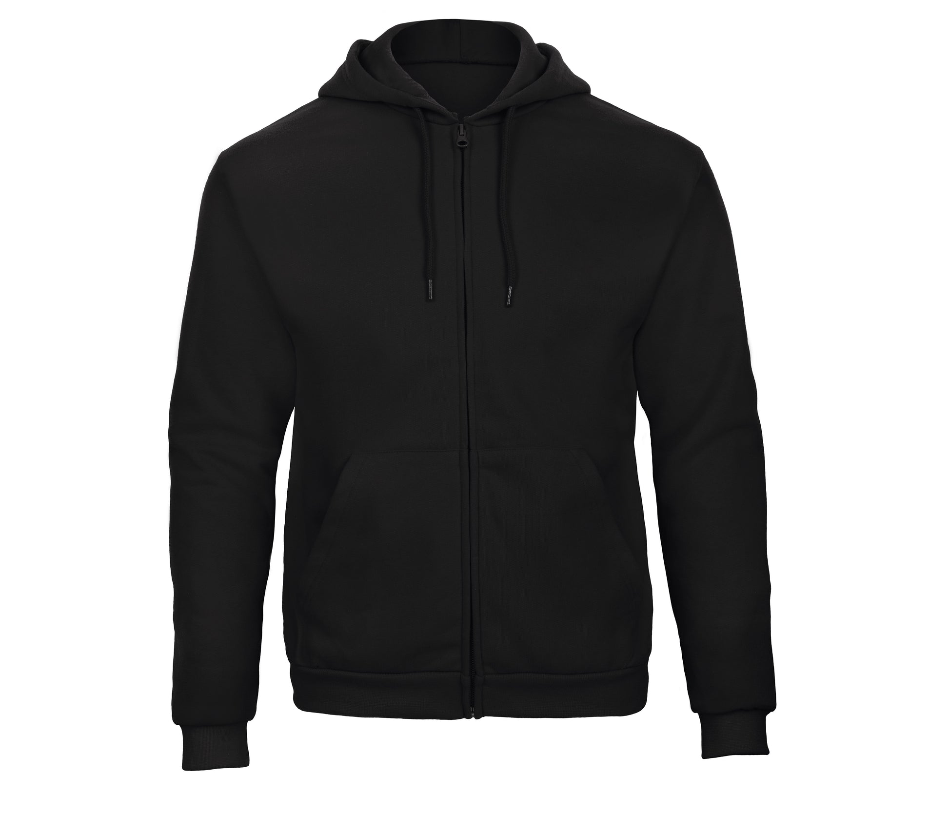 Sweat Id.205 Grand Zip Capuche - Black