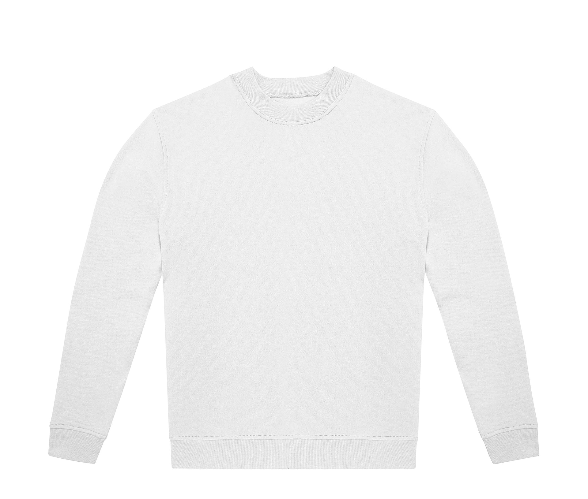 Sweat Col Rond Unisexe - White