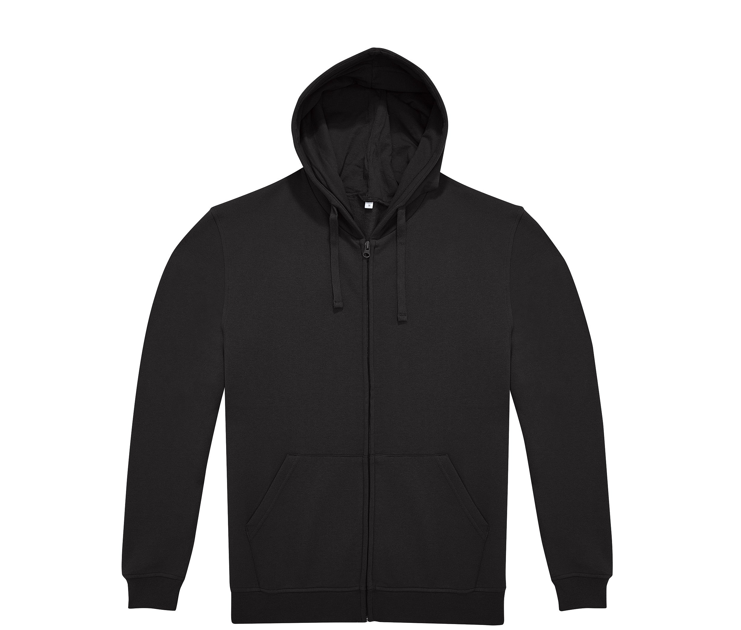 Sweat Zippé à Capuche Unisexe - Black