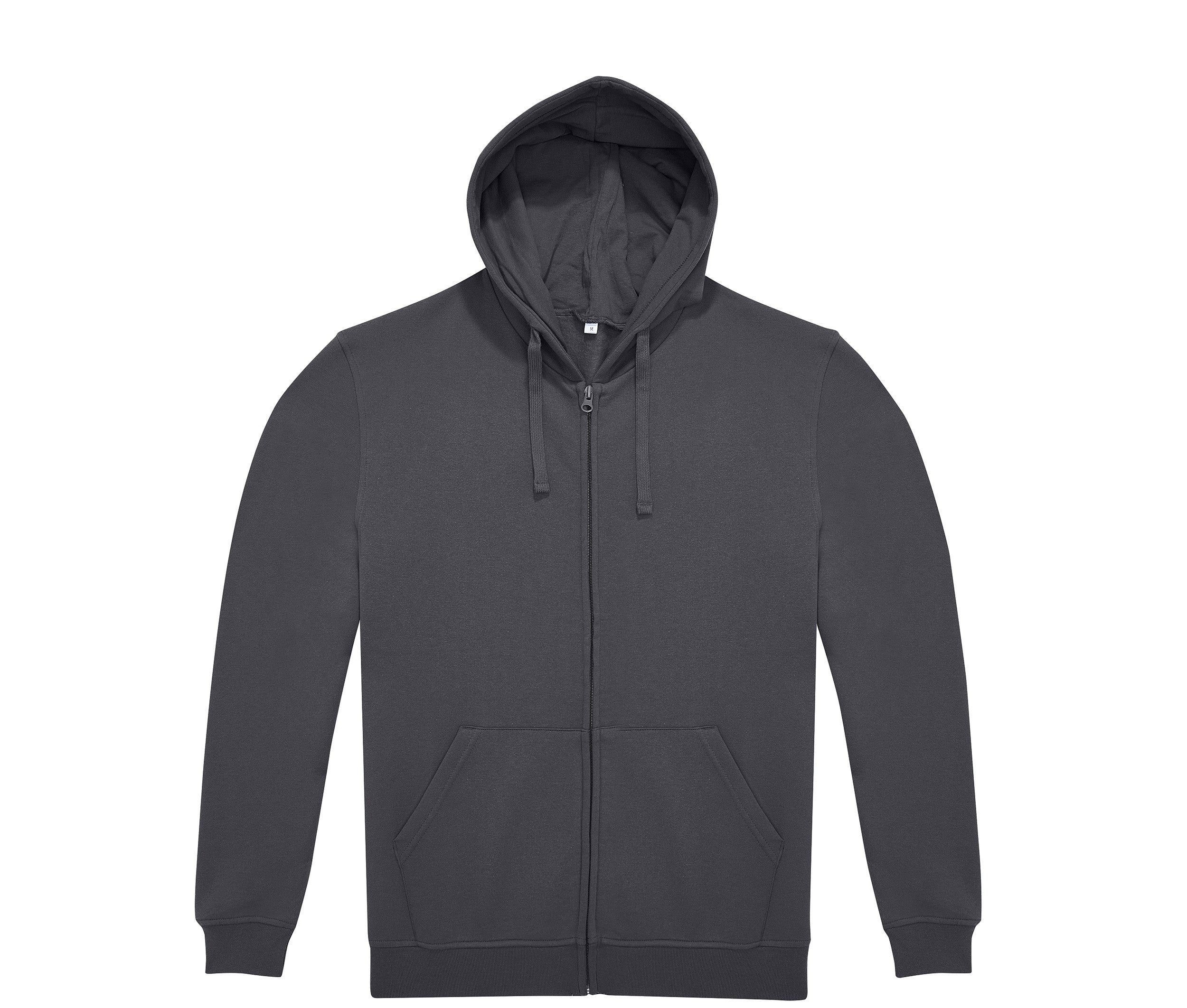 Sweat Zippé à Capuche Unisexe - Dark Grey