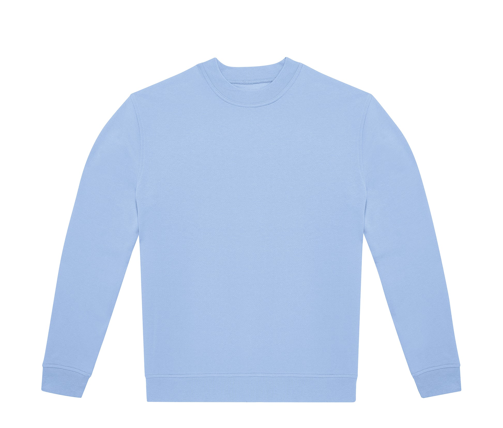 Sweat Col Rond Unisexe - Lotus Blue