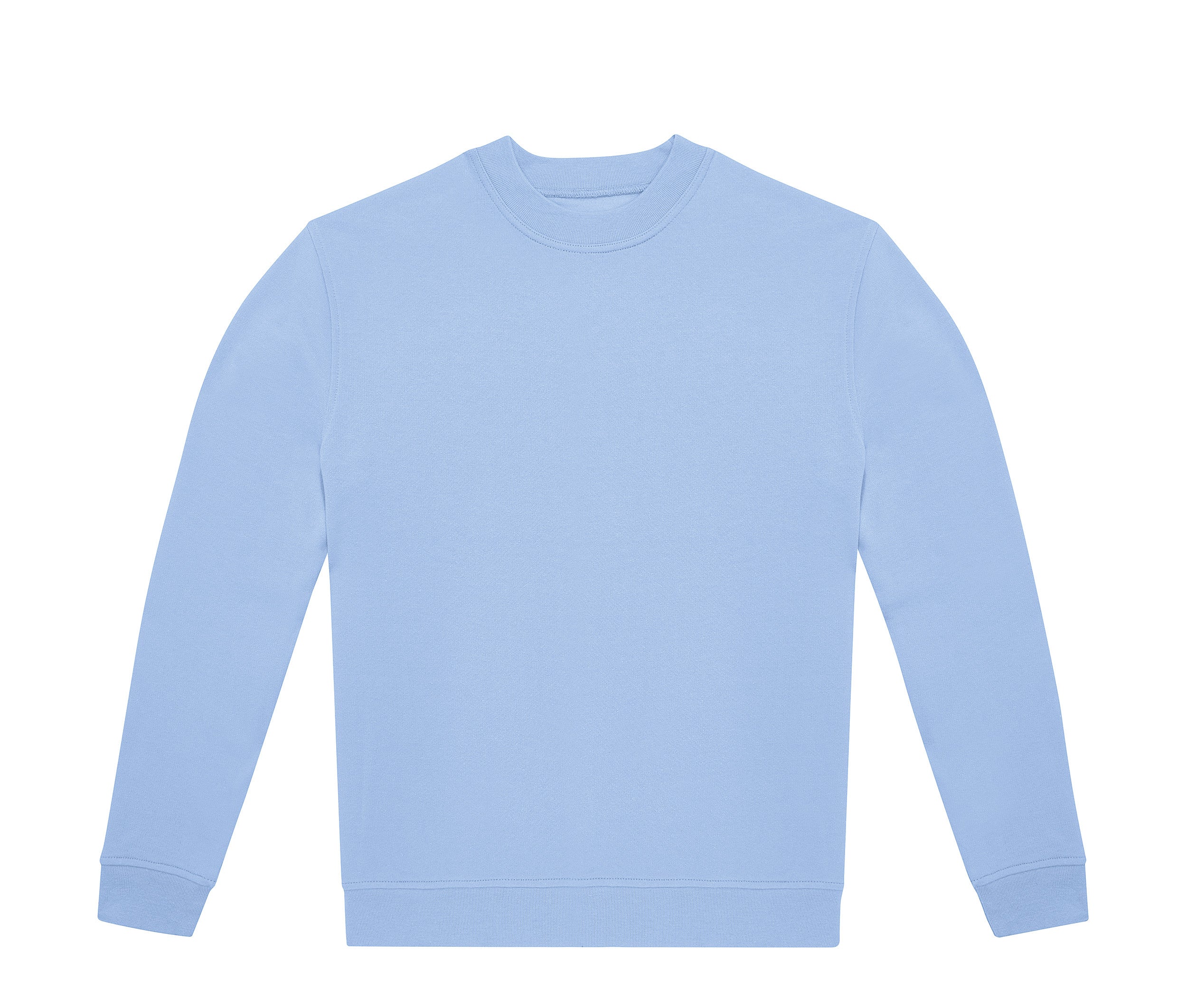 Sweat Col Rond Unisexe - Lotus Blue
