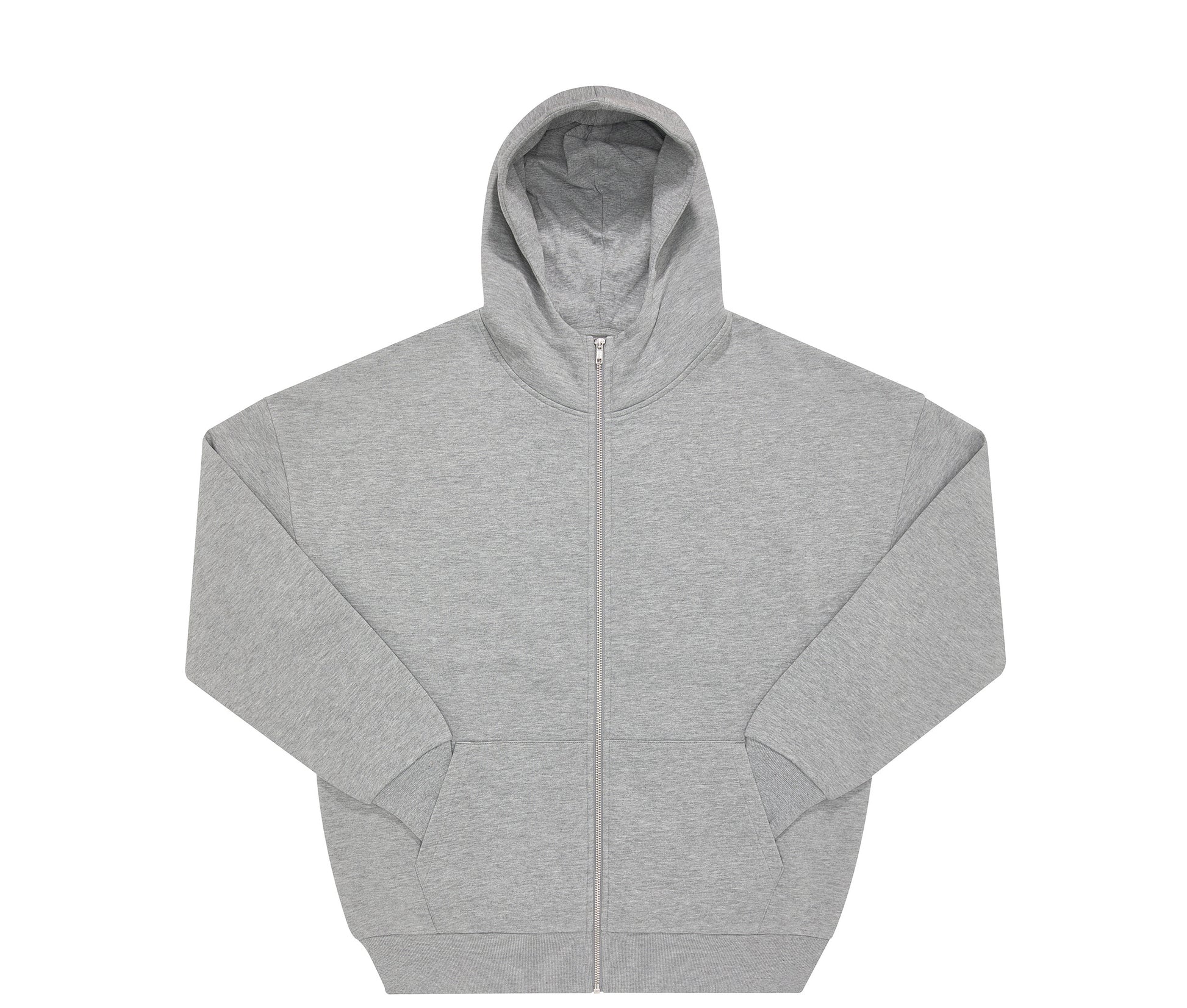 Sweat Zippé à Capuche Unisexe - Sport Grey