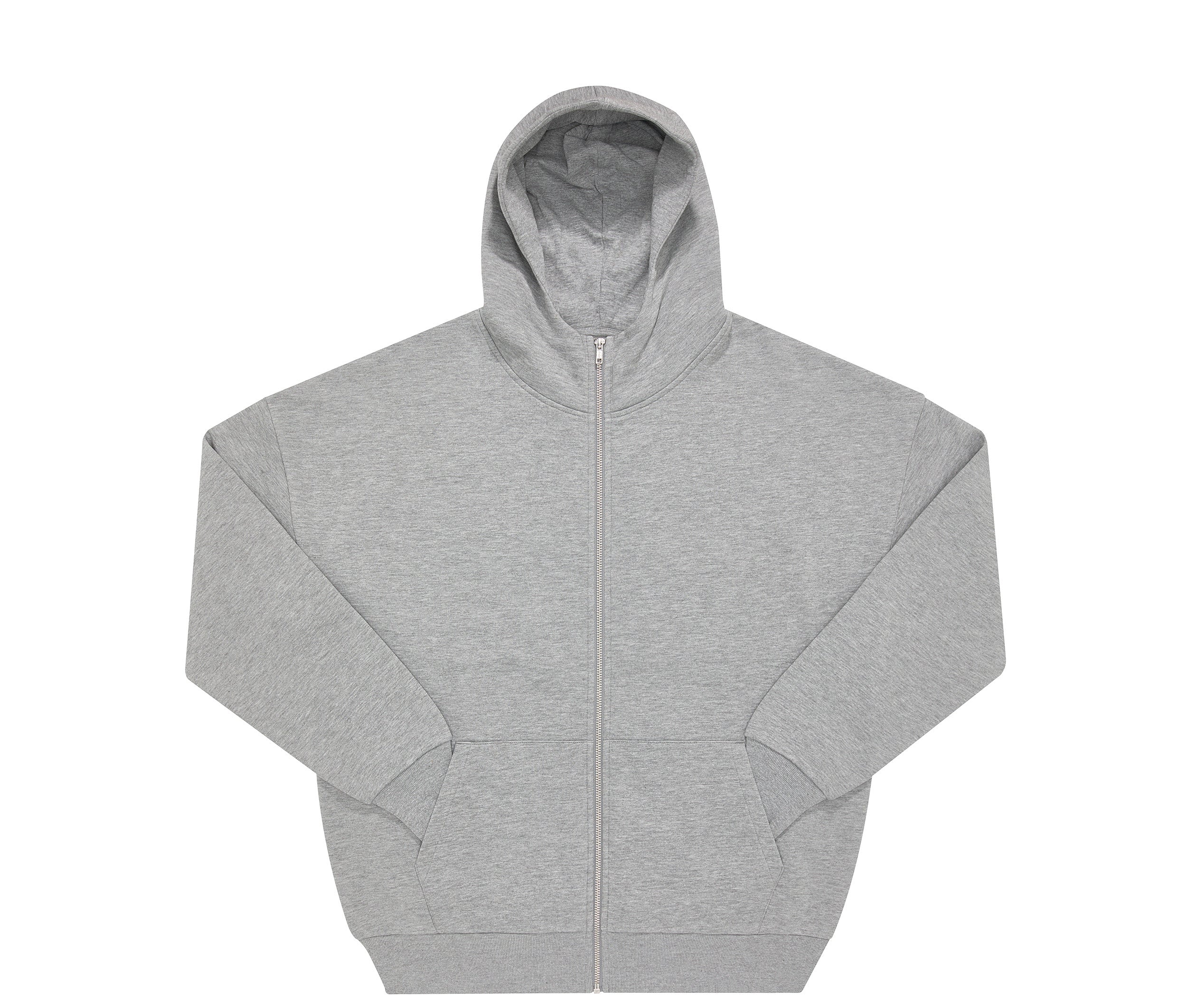 Sweat Zippé à Capuche Unisexe - Sport Grey
