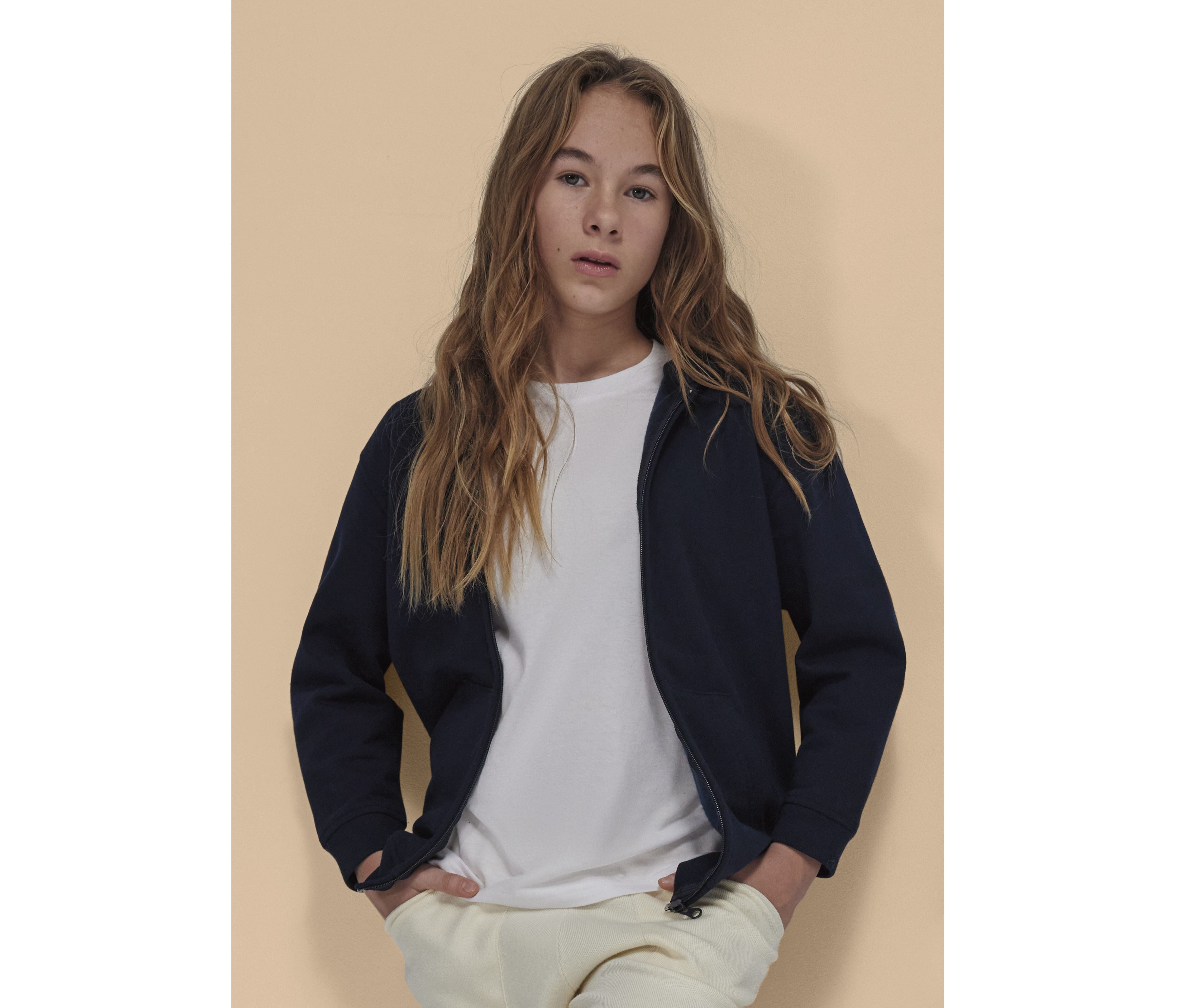 Sweat zippé à capuche unisexe