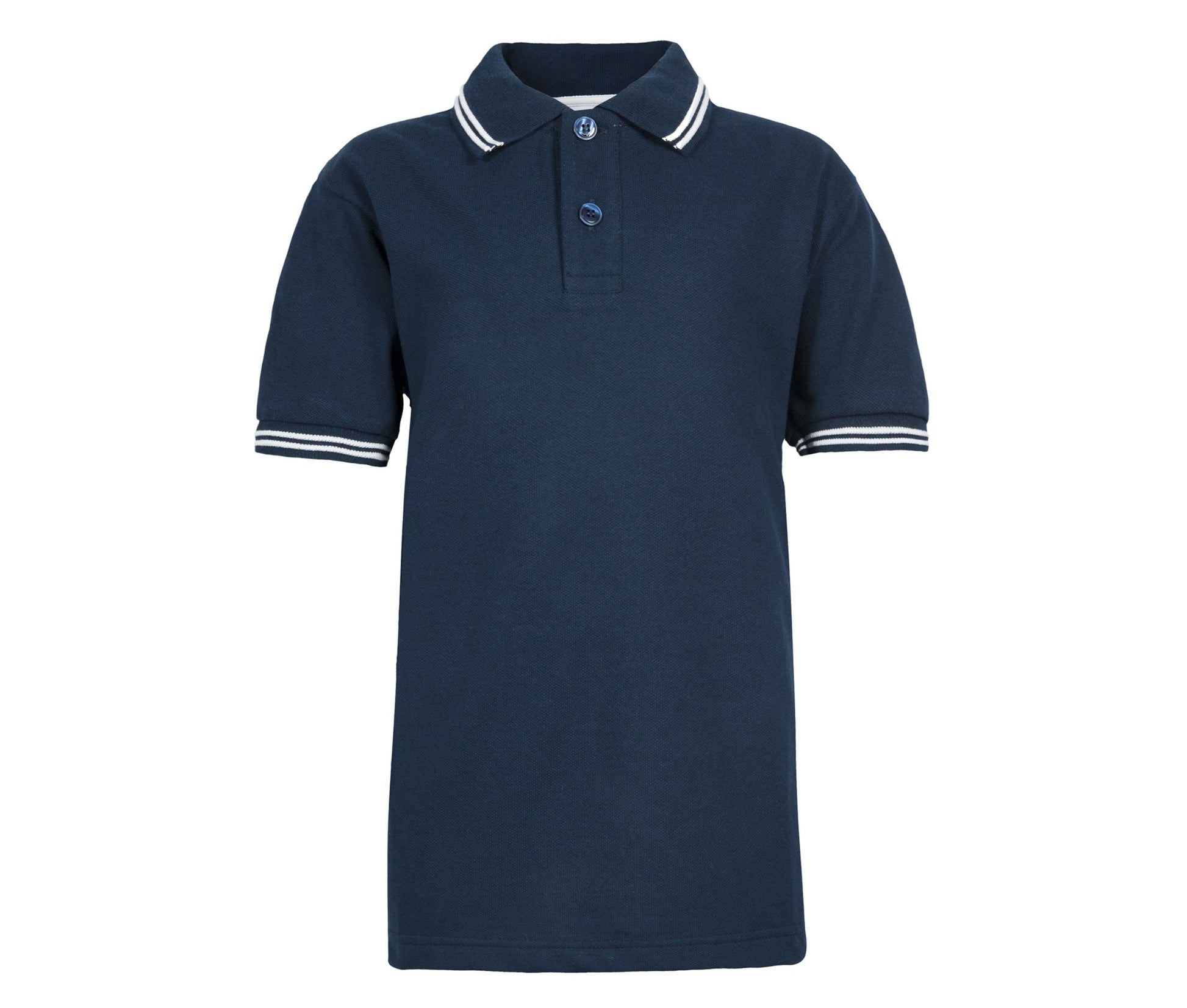 Polo Manches Courtes - Navy/white