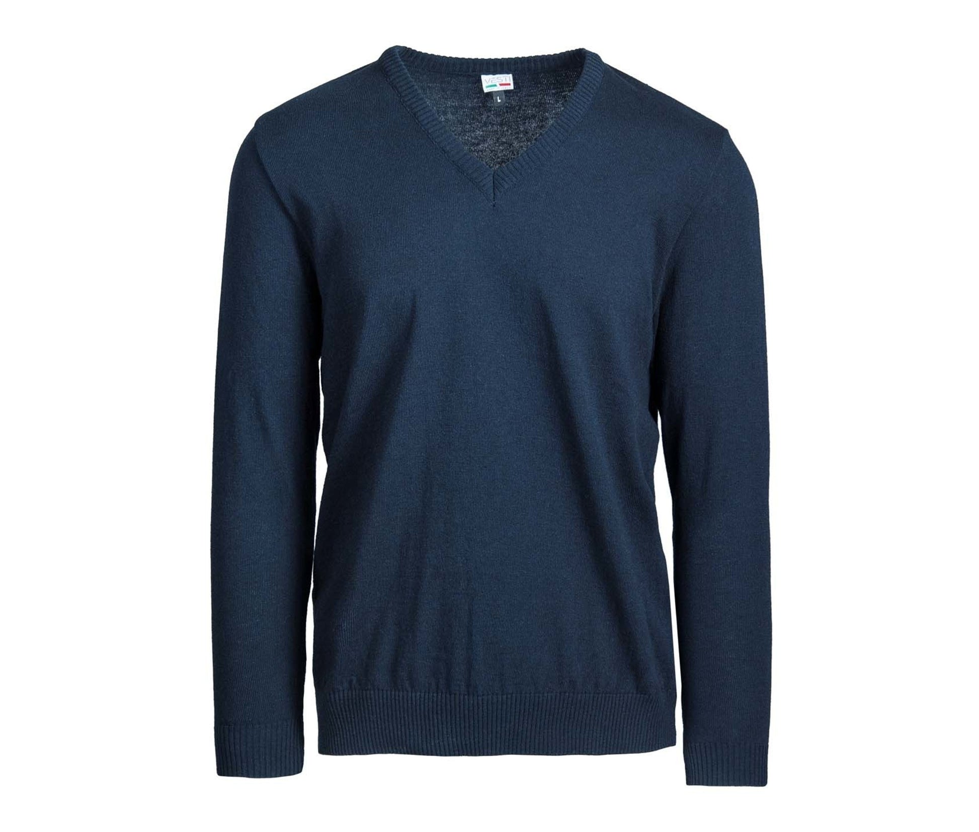 Pull Col V - Blue