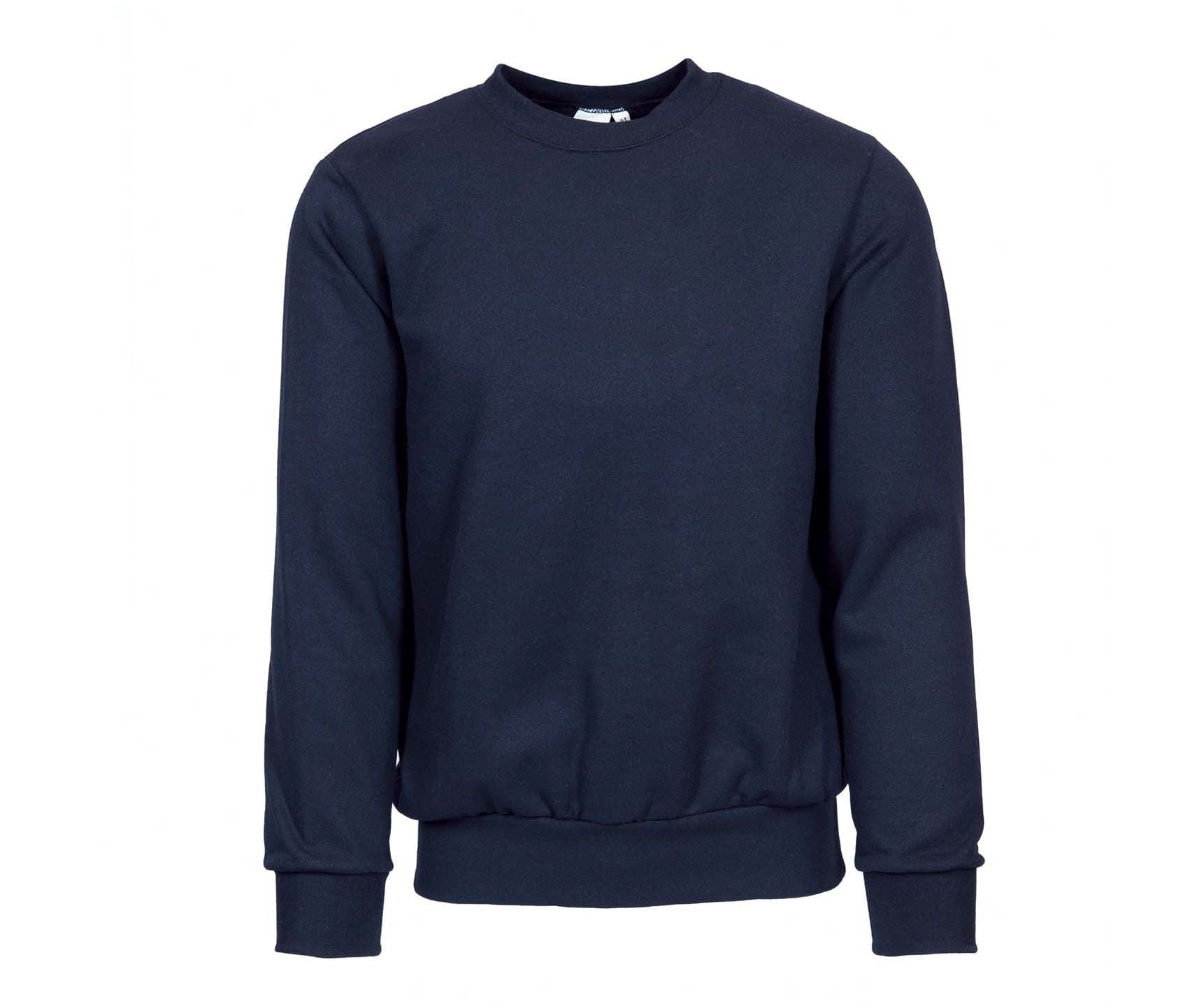 Sweat Col Rond - Blue