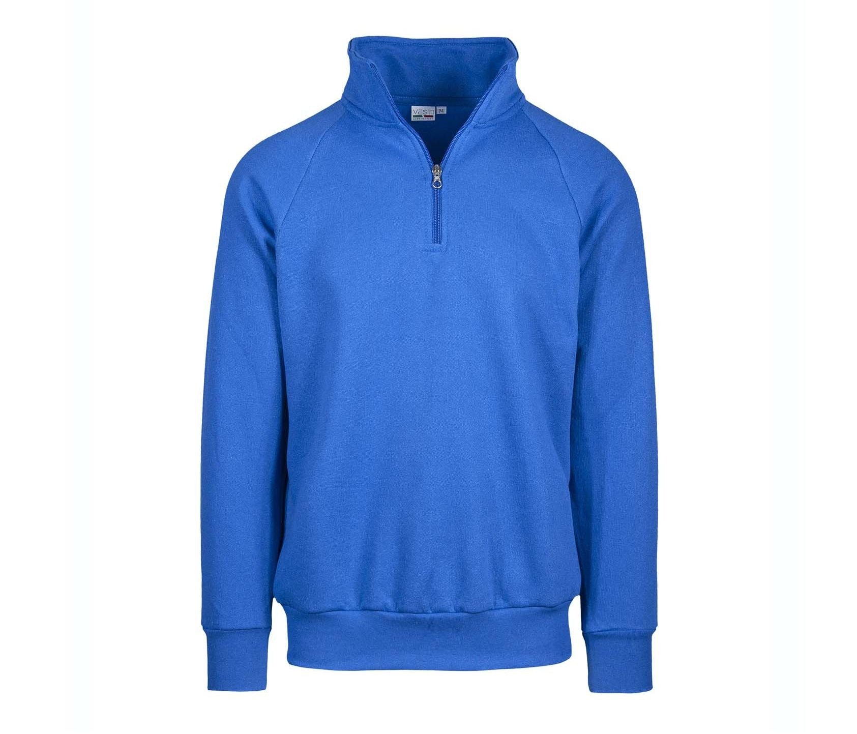 Sweat Col Zippé - Sport Royal