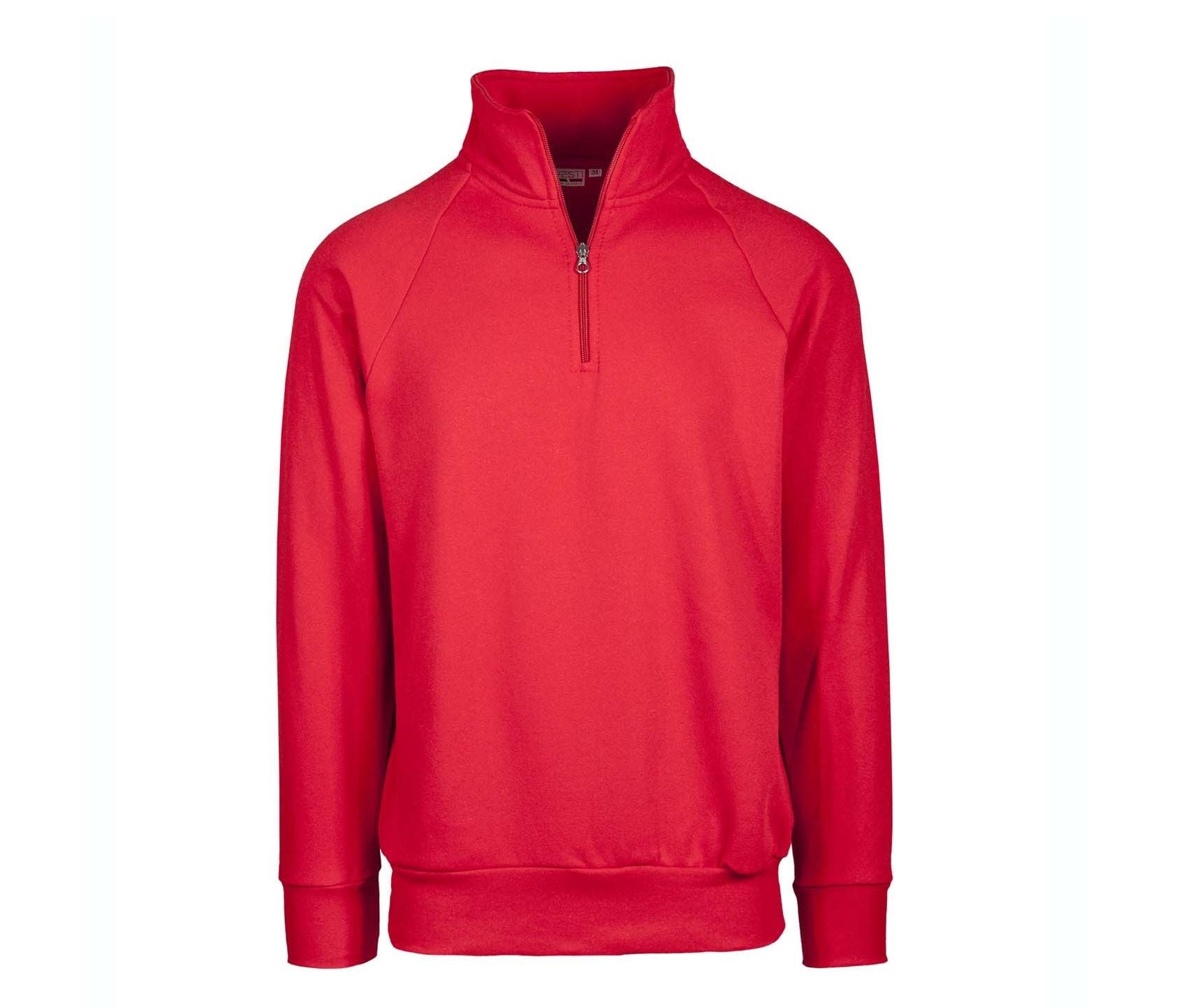 Sweat Col Zippé - Sport Red