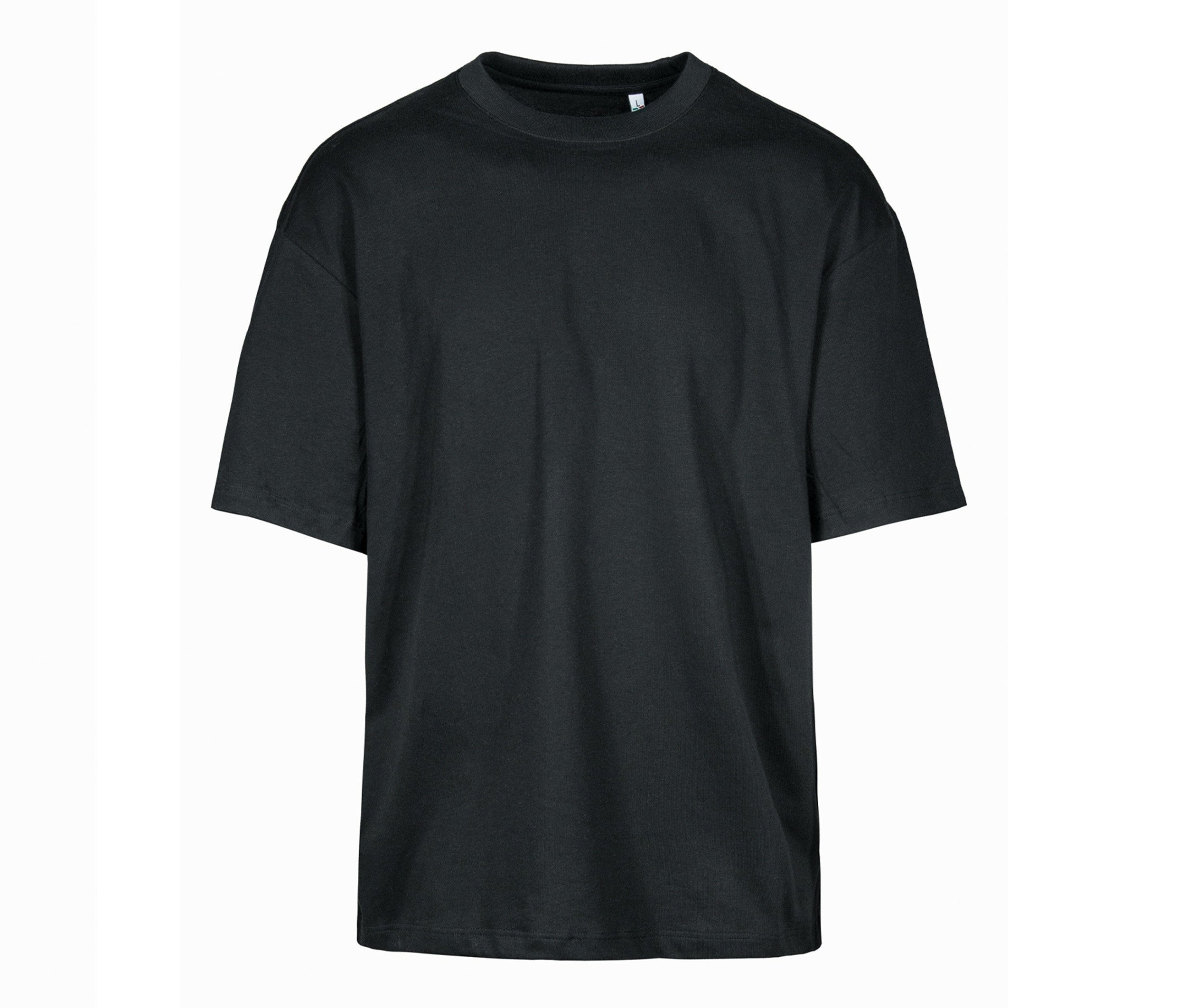 Tee-Shirt Lourd et Ample - Black