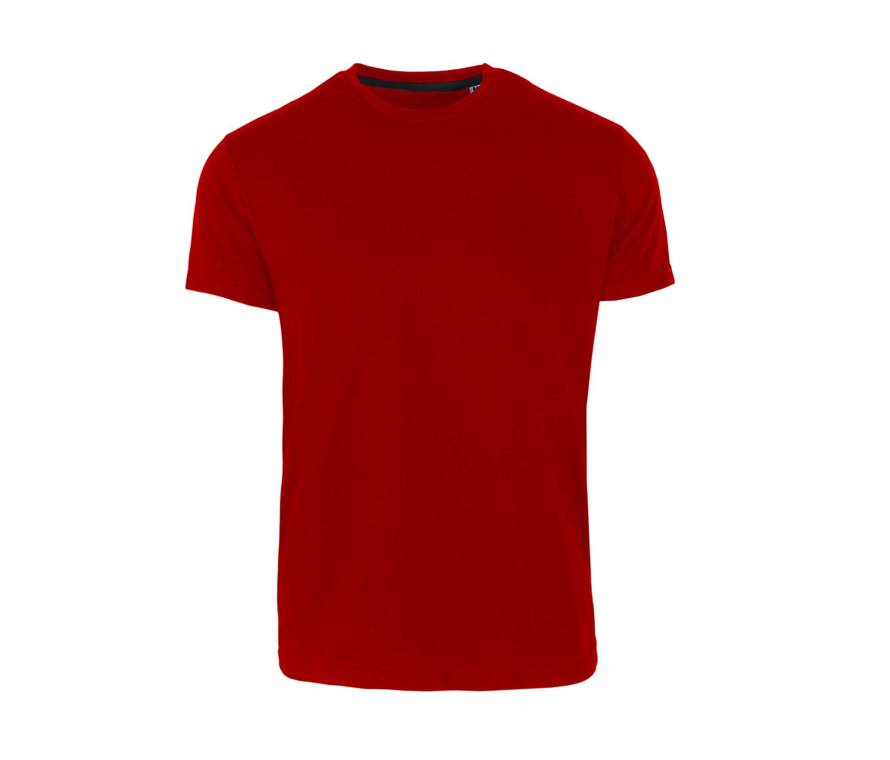 Tee-Shirt Col Rond Unisexe - Red