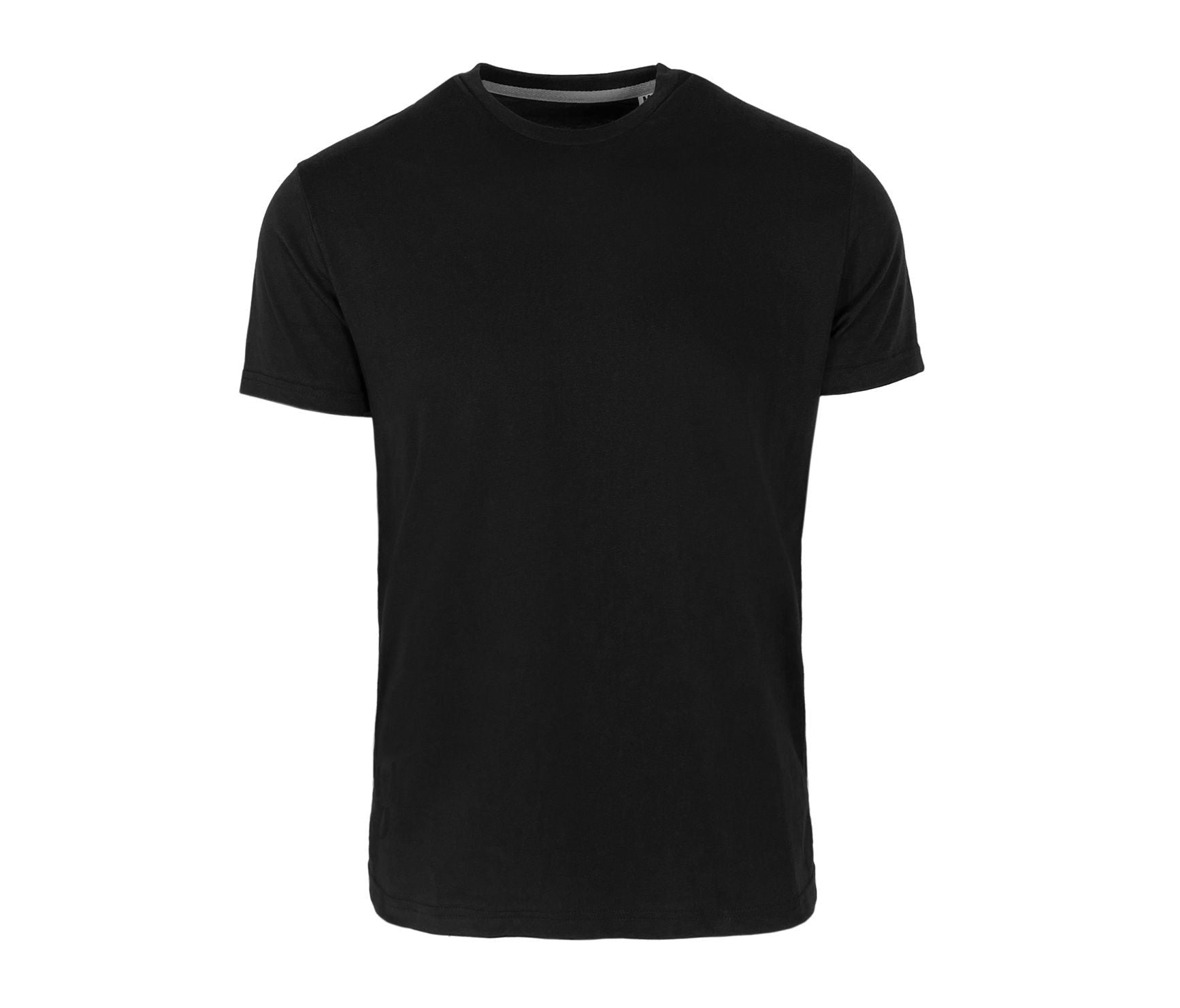 Tee-Shirt Col Rond Unisexe - Black
