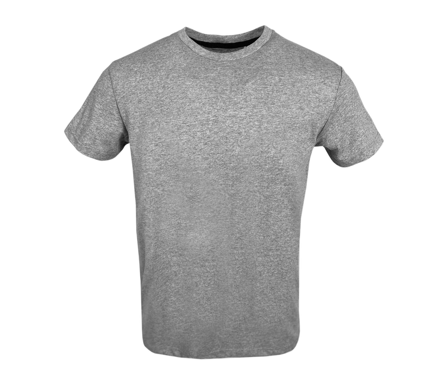Tee-Shirt Col Rond Unisexe - Grey Melange