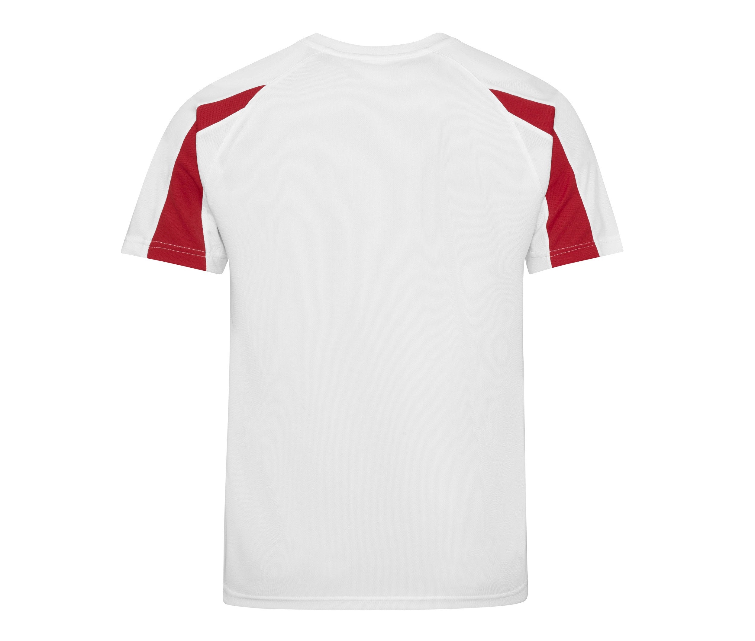 Tee-Shirt de Sport Contrasté - Arctic White/fire Red
