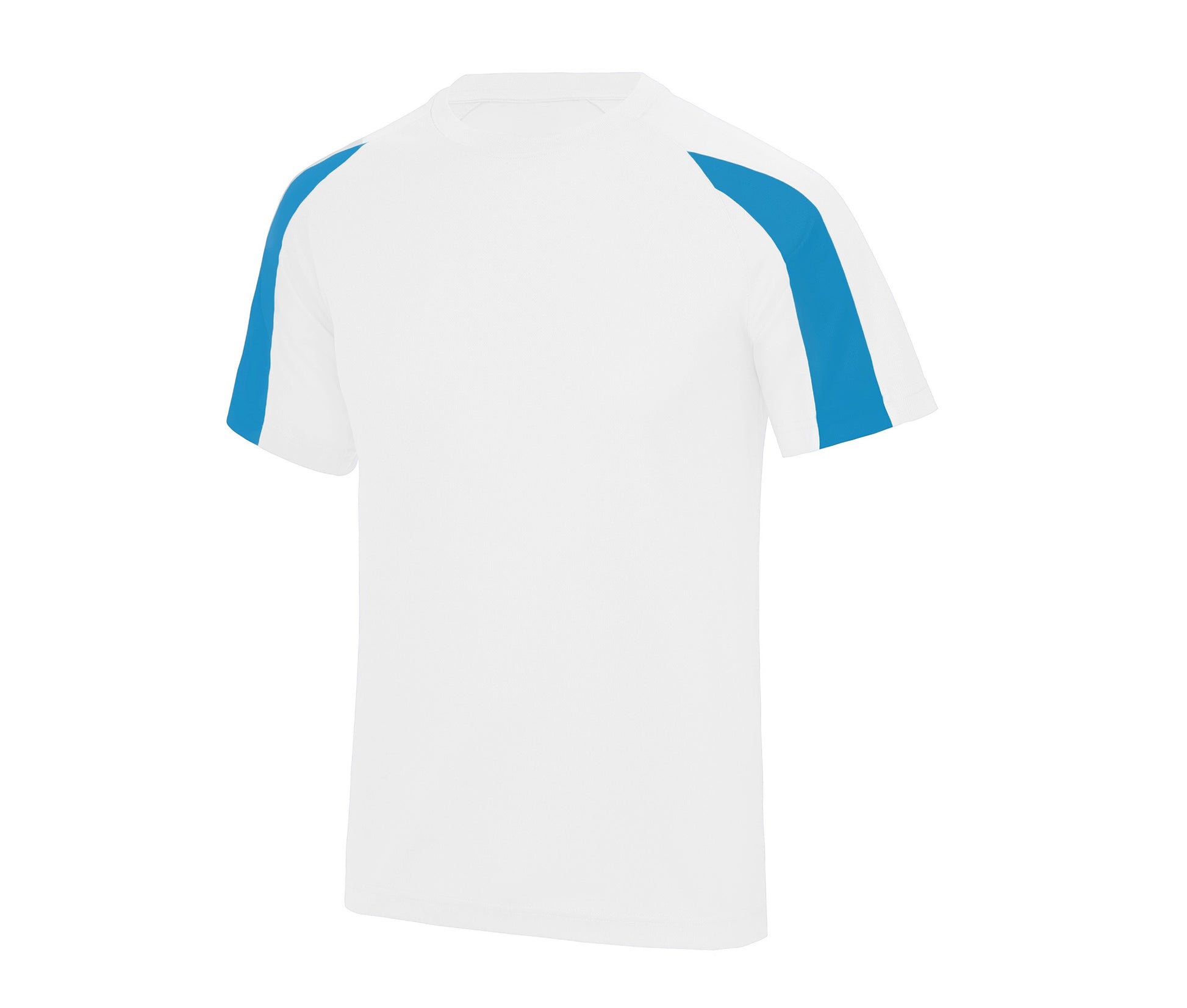 Tee-Shirt de Sport Contrasté - Arctic White/sapphire Blue