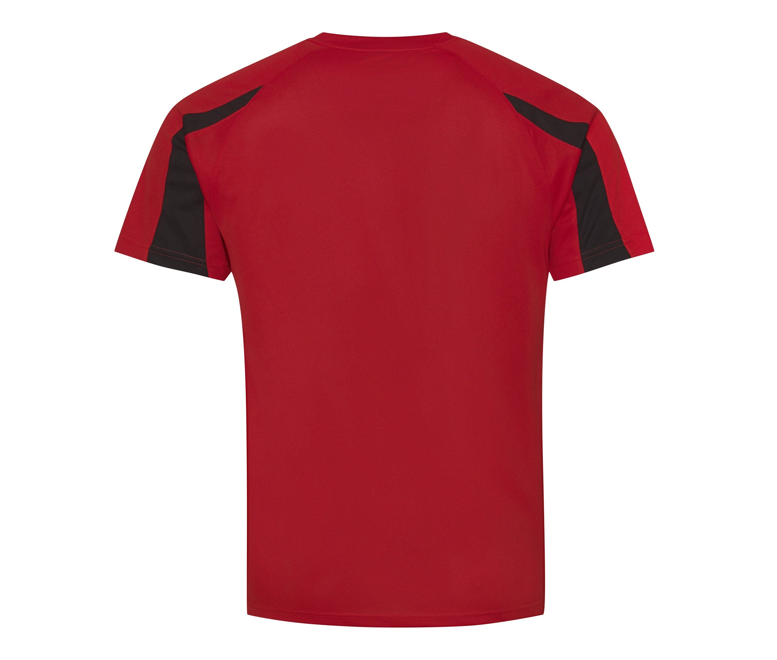 Tee-Shirt de Sport Contrasté - Fire Red/jet Black