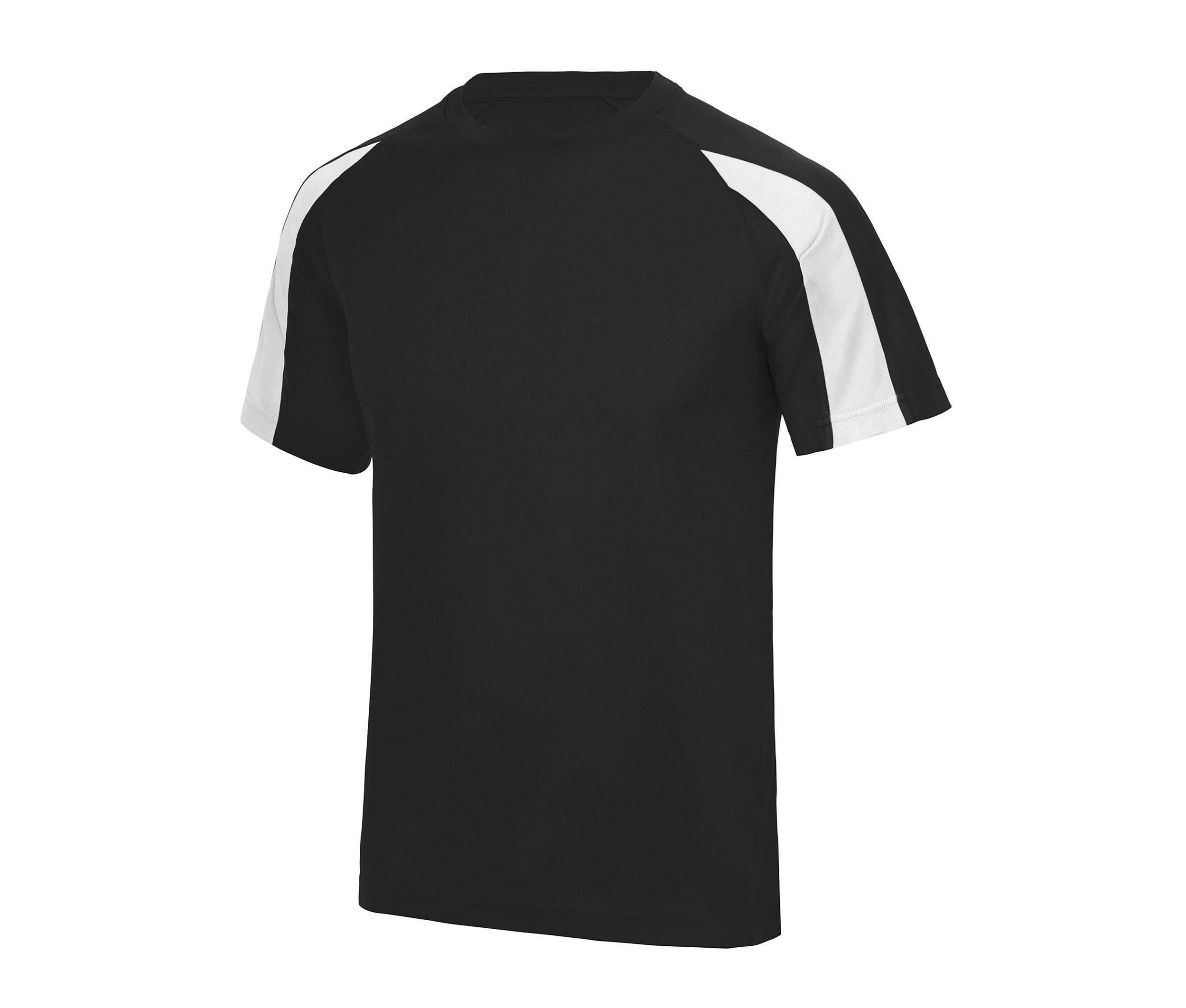 Tee-Shirt de Sport Contrasté - Jet Black/arctic White