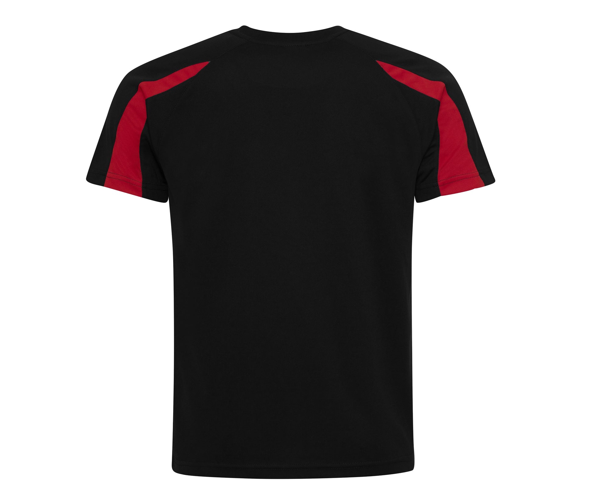 Tee-Shirt de Sport Contrasté - Jet Black/fire Red