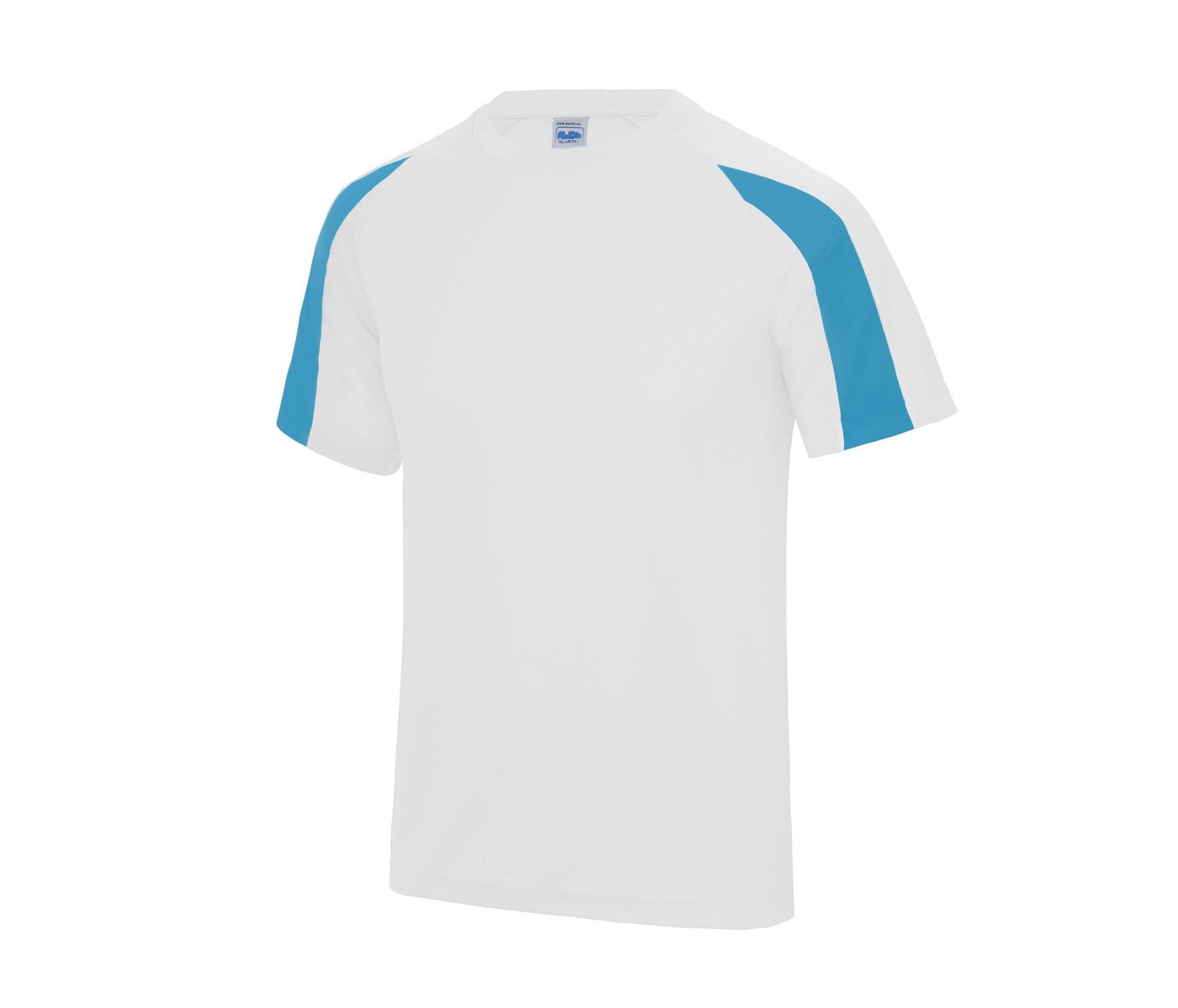 Tee-Shirt de Sport Contrasté Neoteric™ - Arctic White / Sapphire Blue