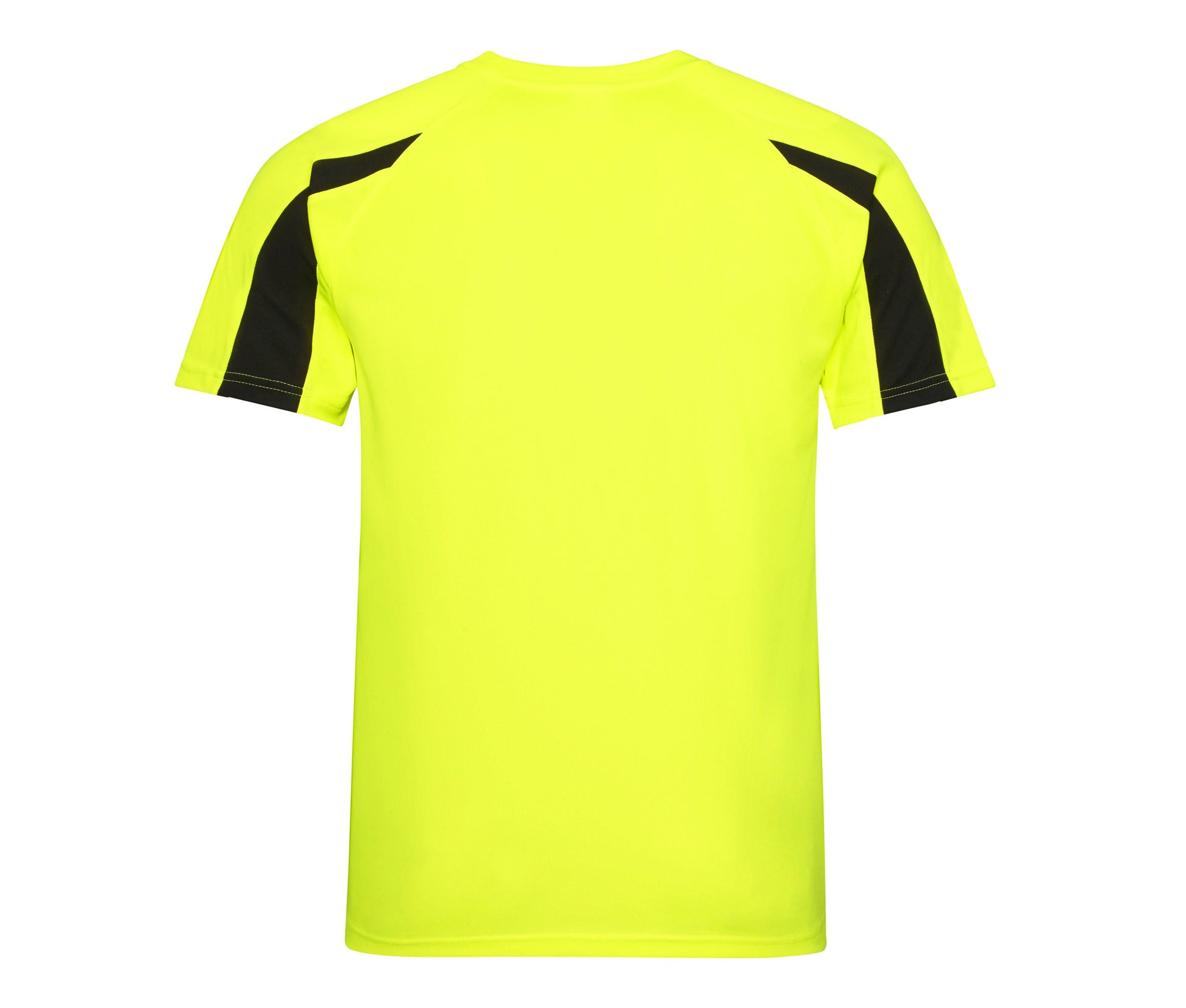 Tee-Shirt de Sport Contrasté Neoteric™ - Electric Yellow/jet Black