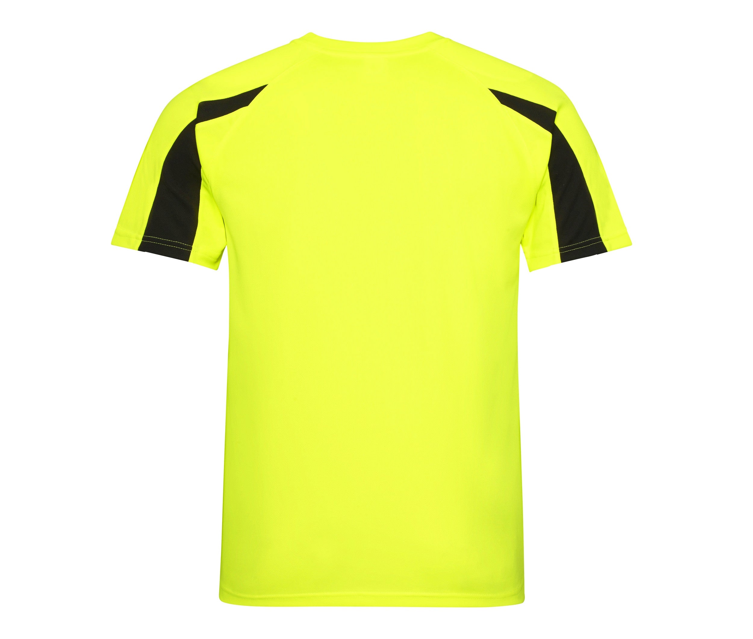 Tee-Shirt de Sport Contrasté Neoteric™ - Electric Yellow/jet Black