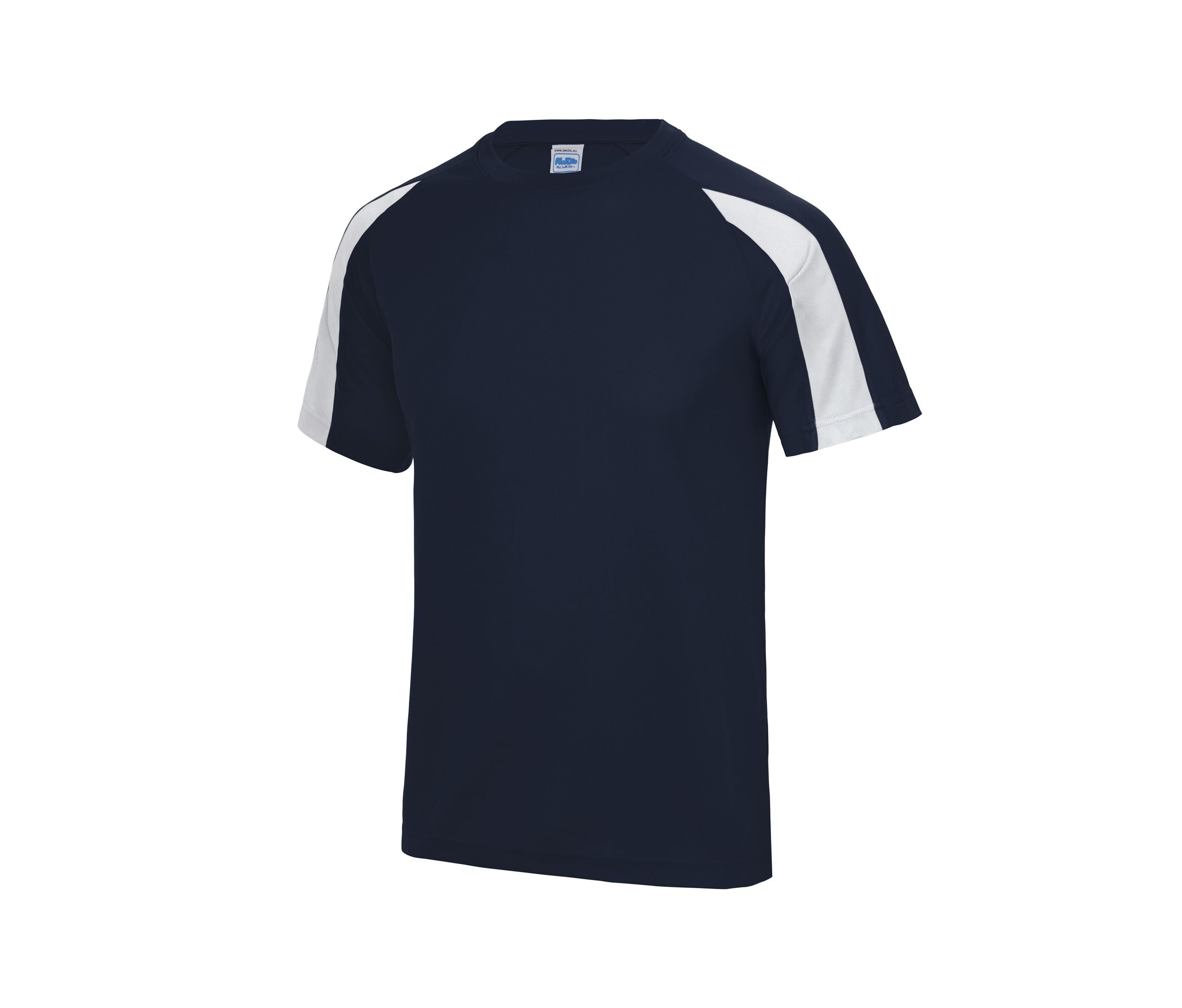 Tee-Shirt de Sport Contrasté Neoteric™ - French Navy / Arctic White
