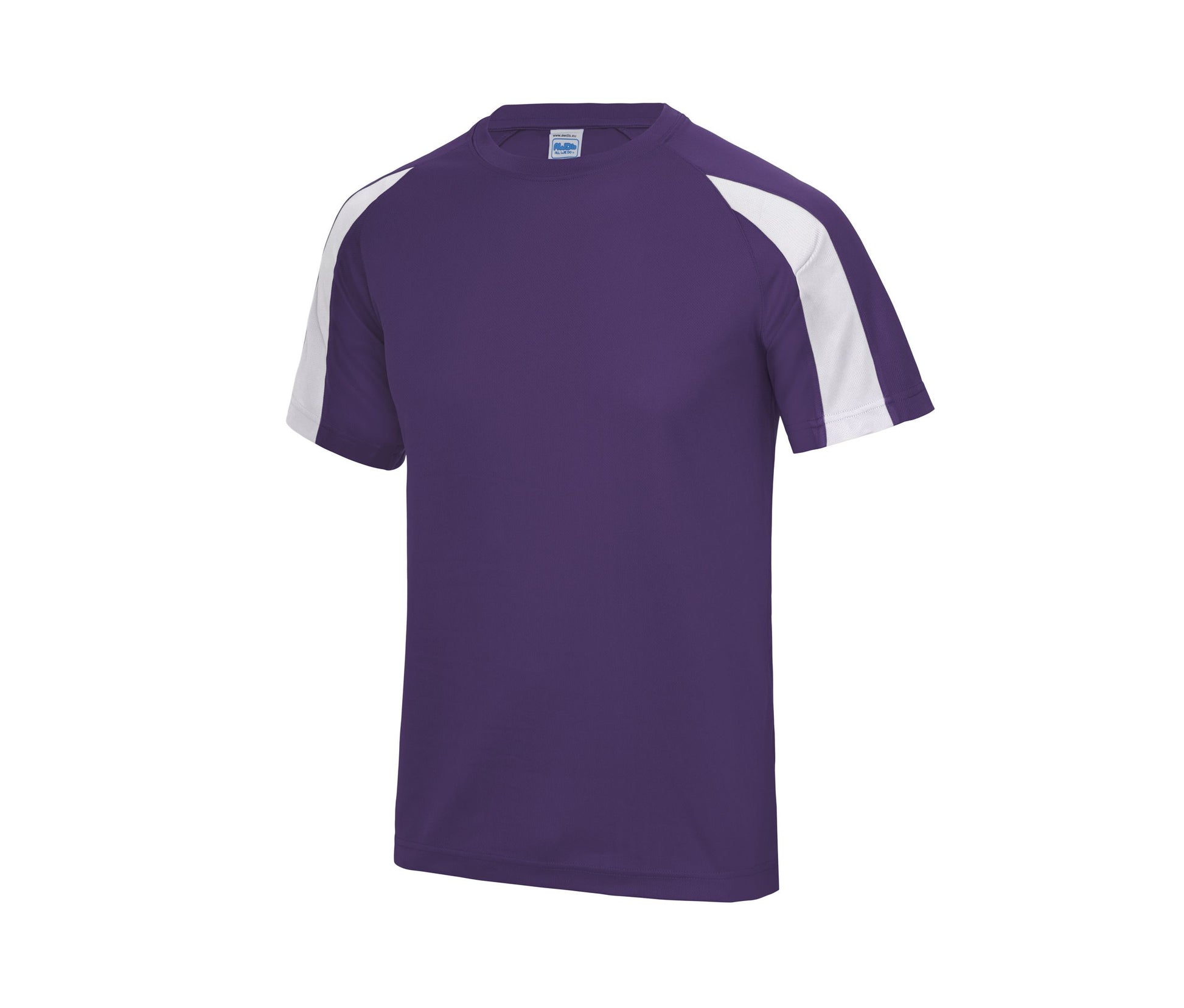 Tee-Shirt de Sport Contrasté Neoteric™ - Purple / Arctic White
