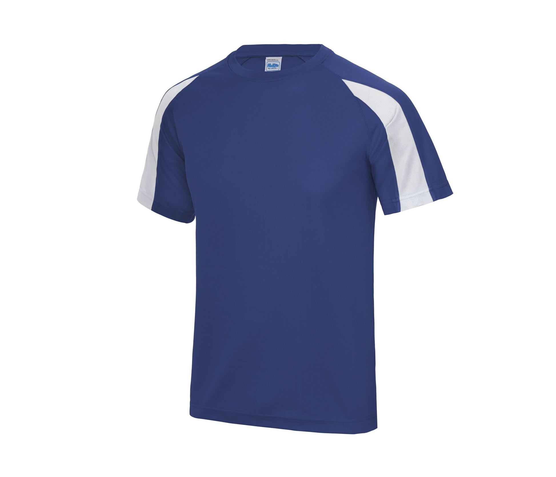Tee-Shirt de Sport Contrasté Neoteric™ - Royal Blue / Arctic White