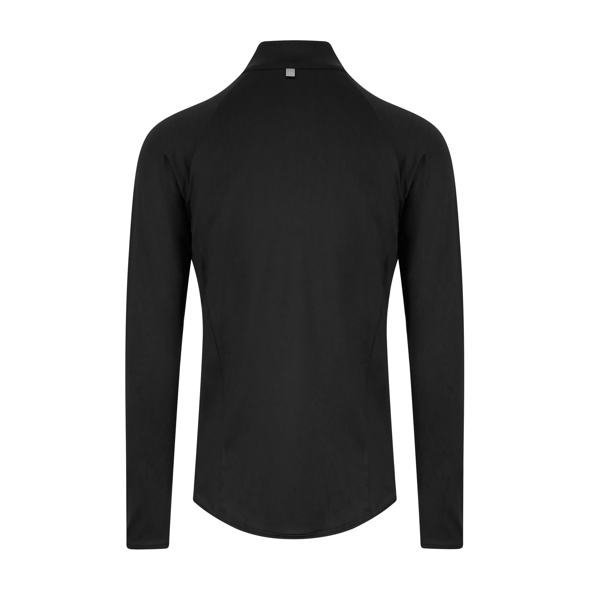 Tee-Shirt de Sport Col Zippé - Jet Black