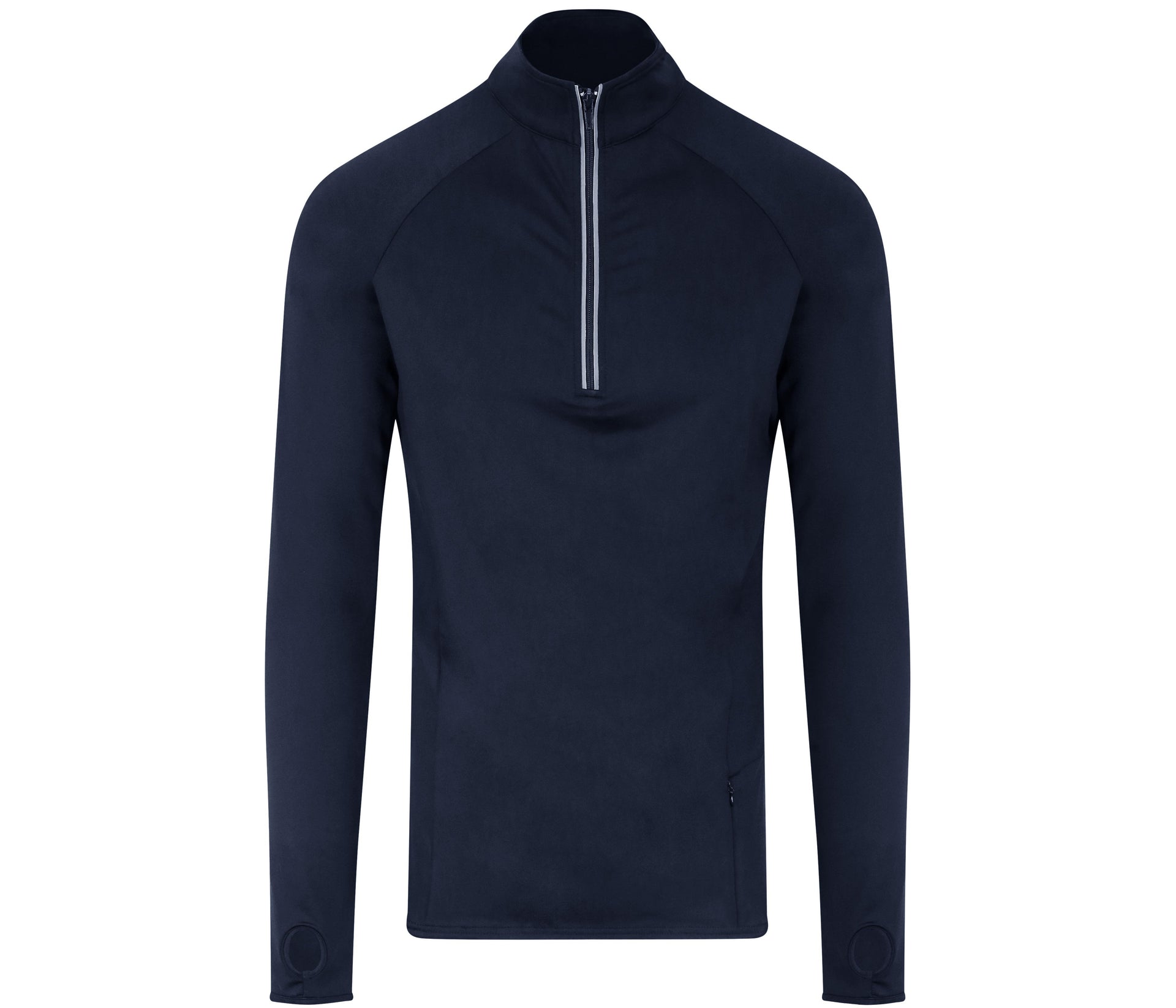 Tee-Shirt de Sport Col Zippé - French Navy