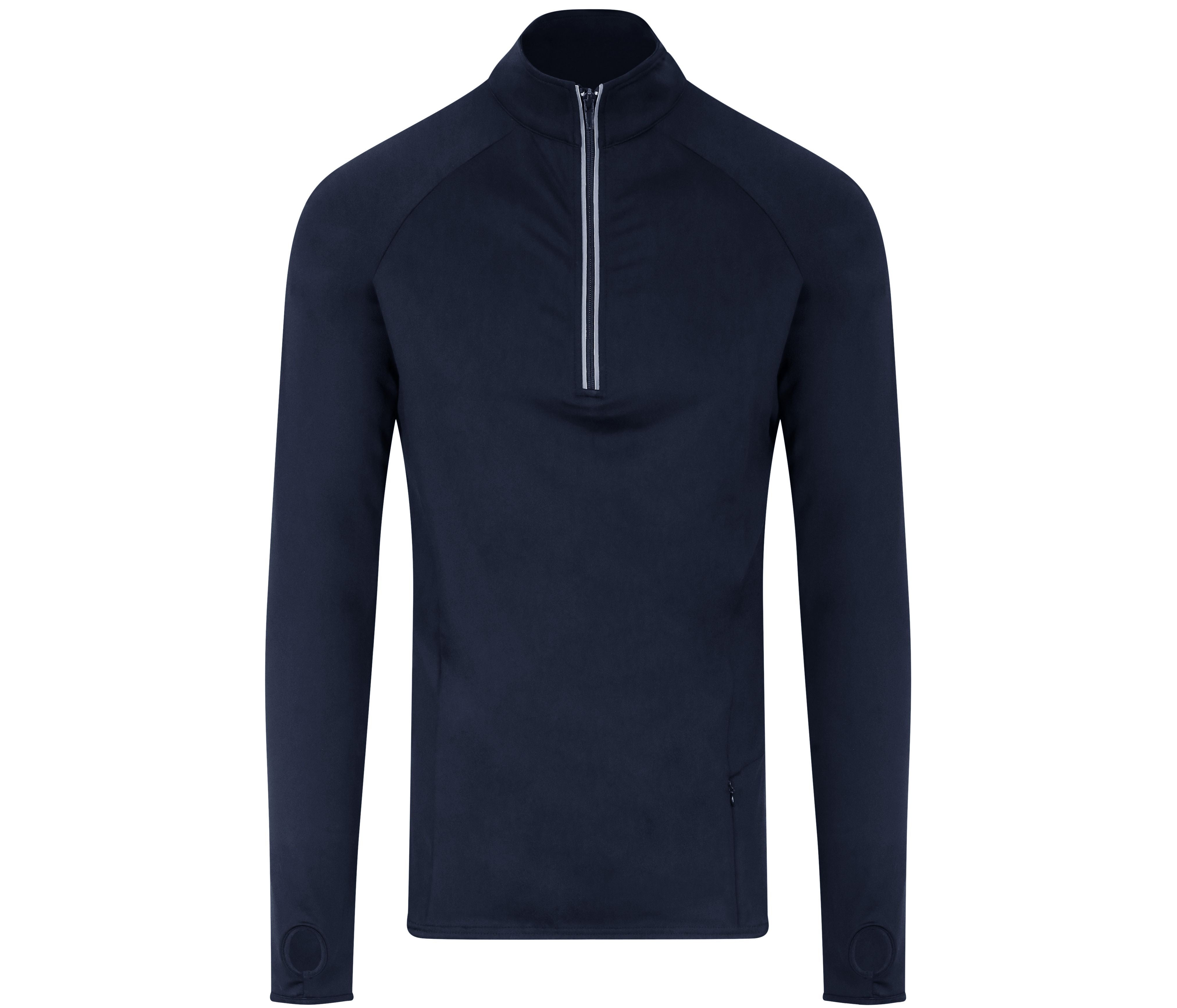 Tee-Shirt de Sport Col Zippé - French Navy