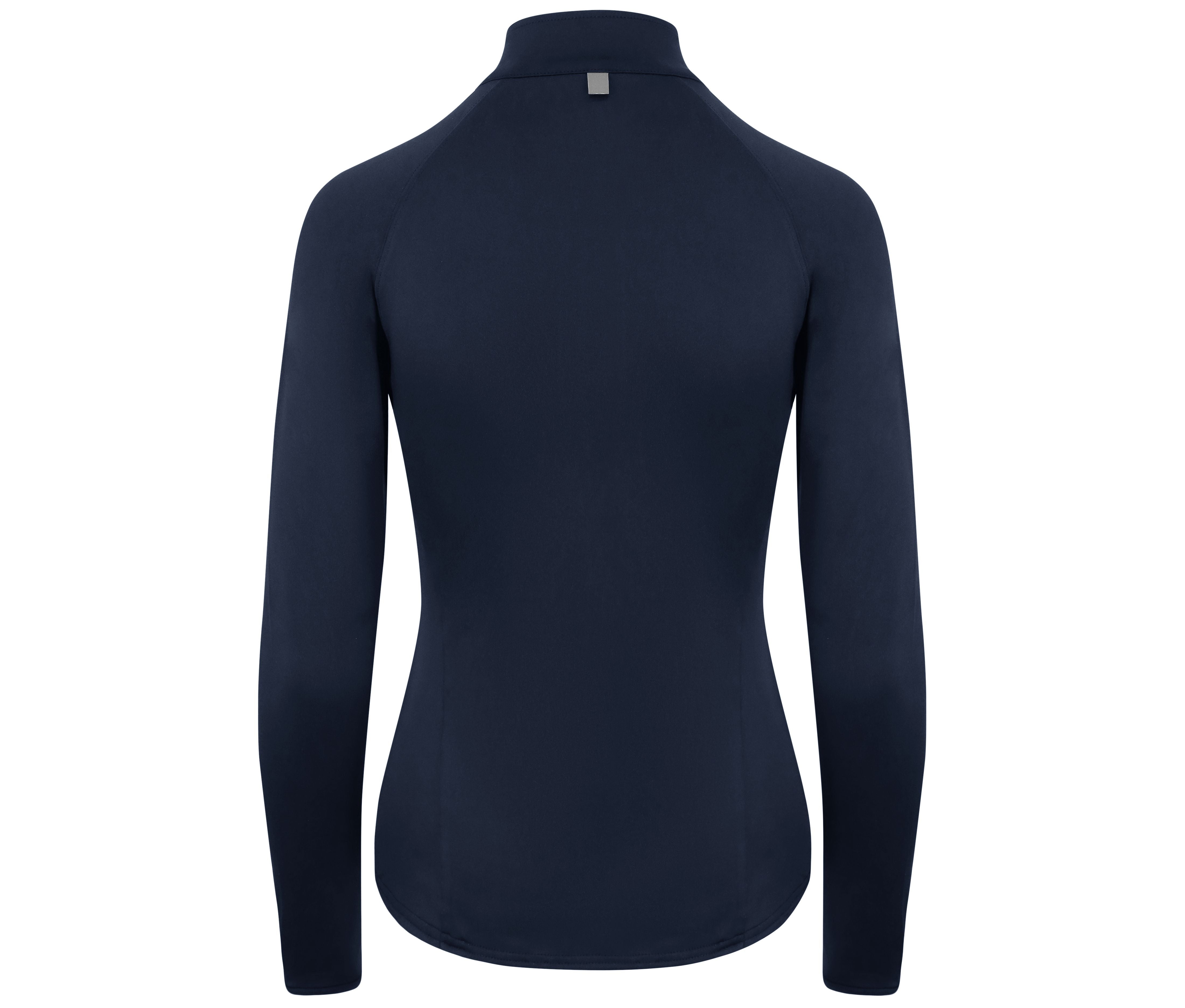 Tee-Shirt de Sport Femme Col Zippé - French Navy