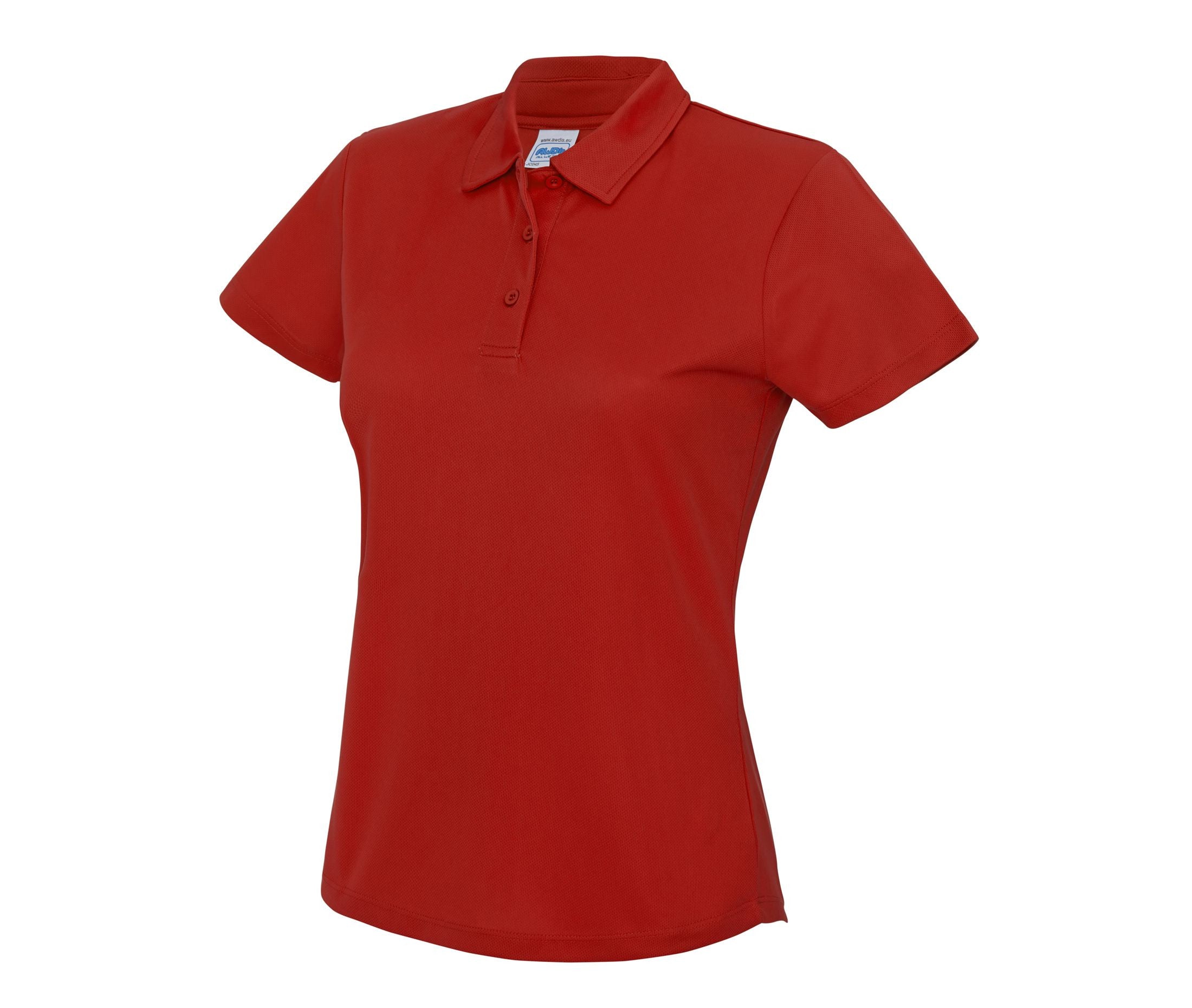 Polo Femme Respirant Neoteric™ - Fire Red