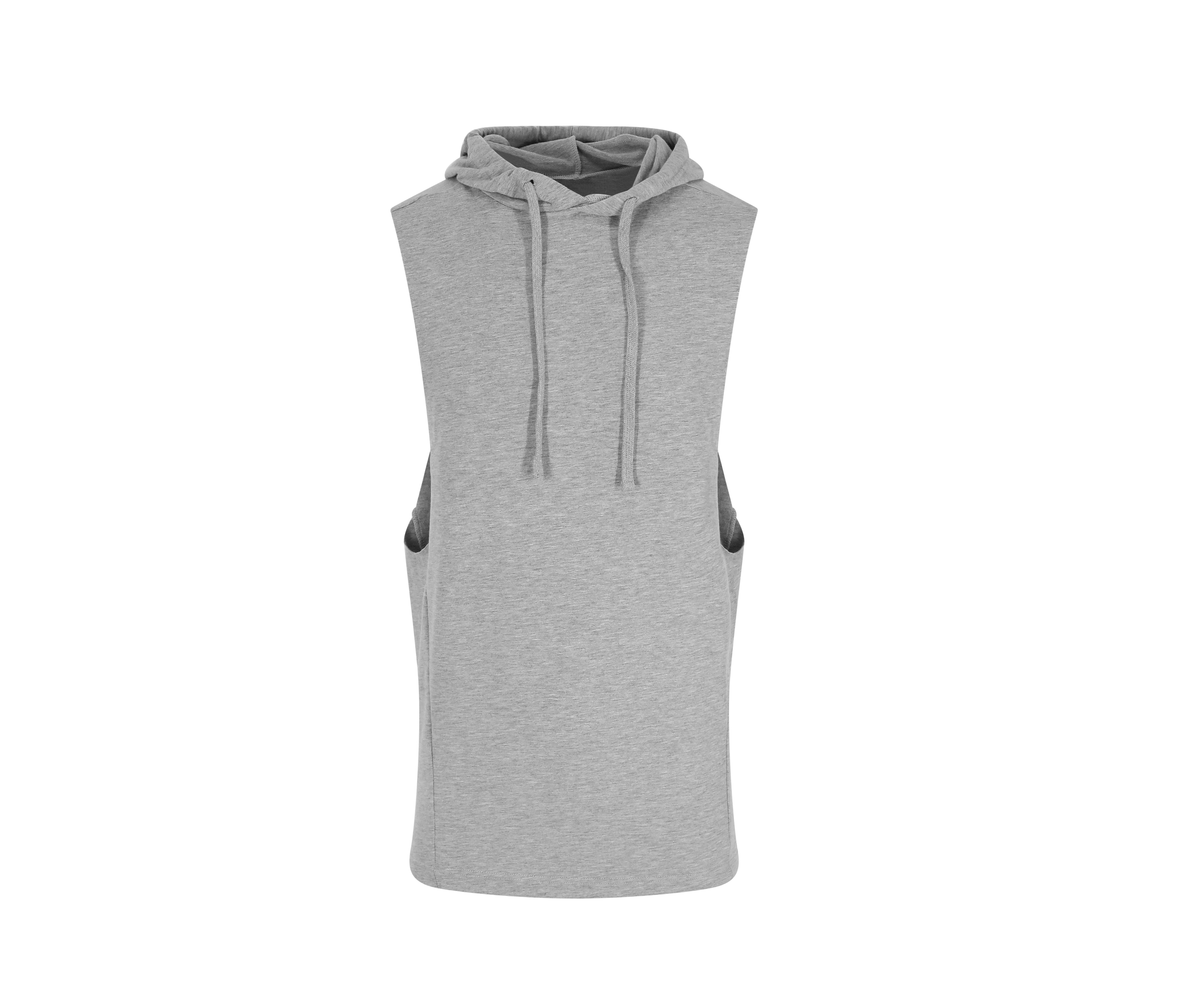 Sweat à Capuche Sans Manche - Sports Grey