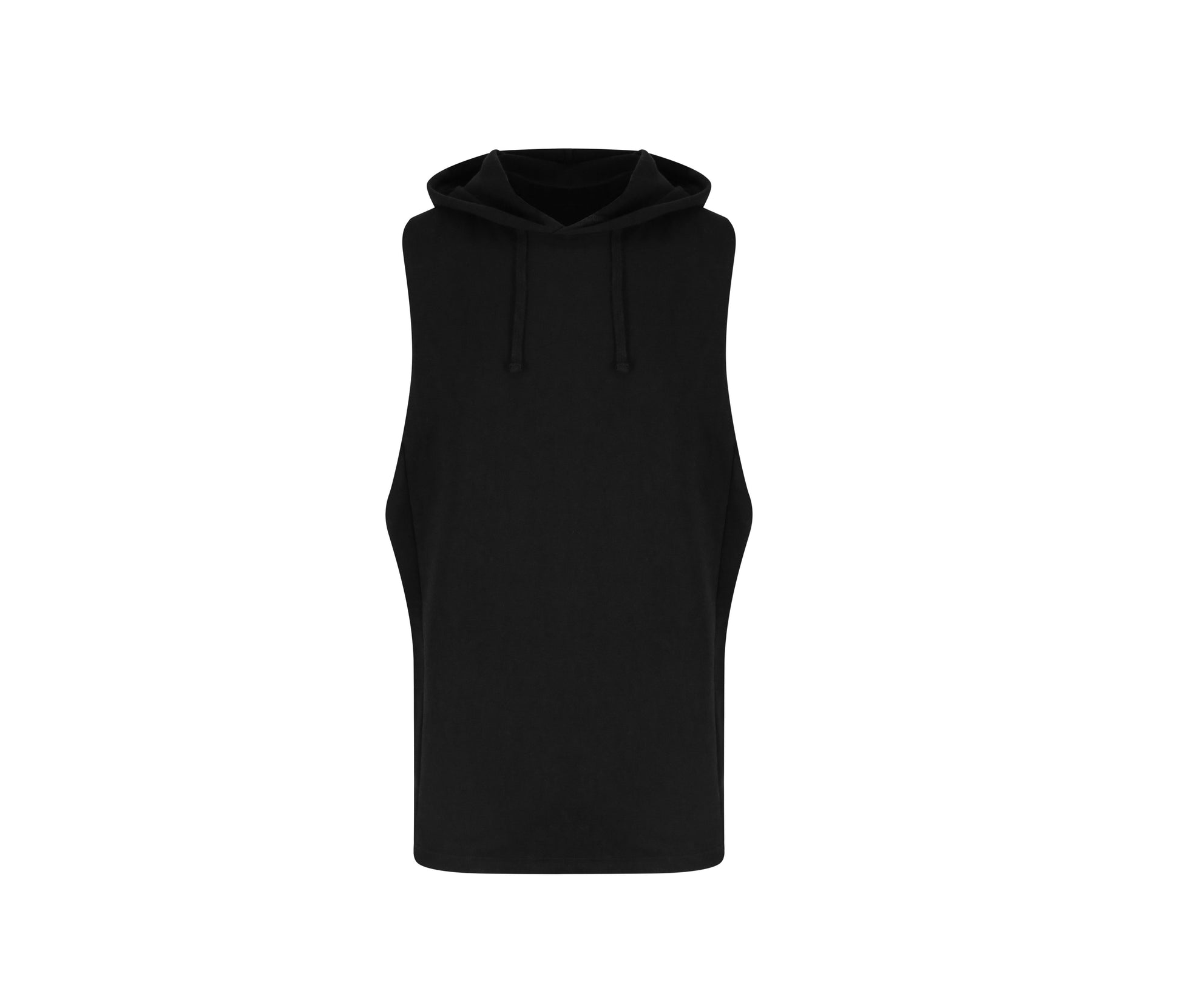 Sweat à Capuche Sans Manche - Jet Black
