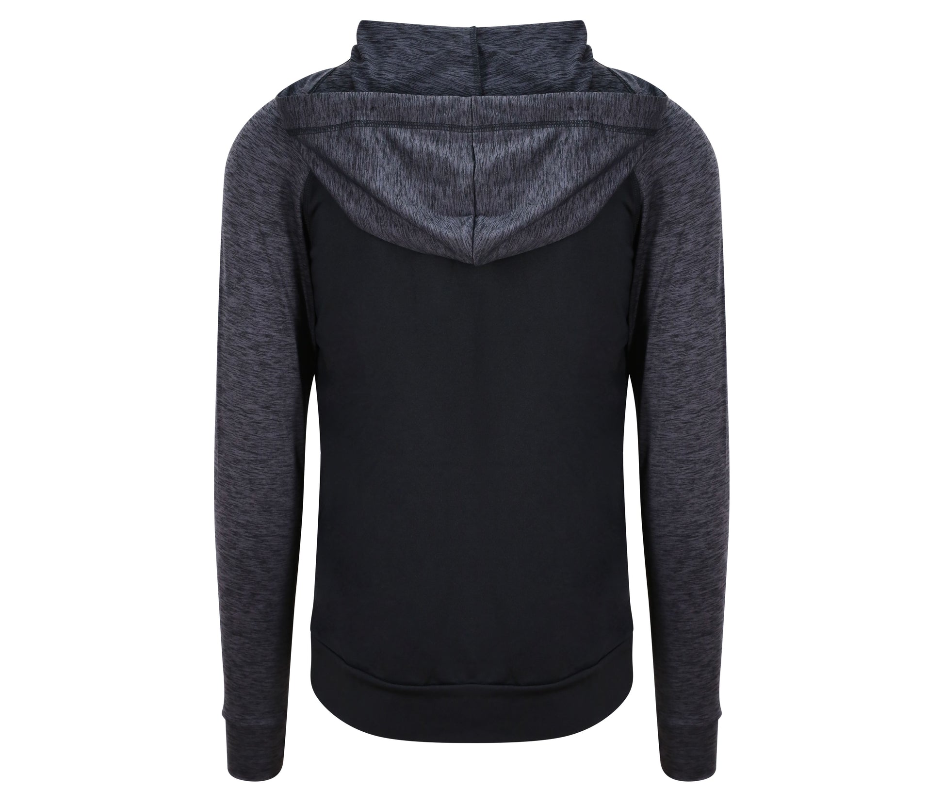 Sweat Homme Contrasté - Black / Black Slate Melange