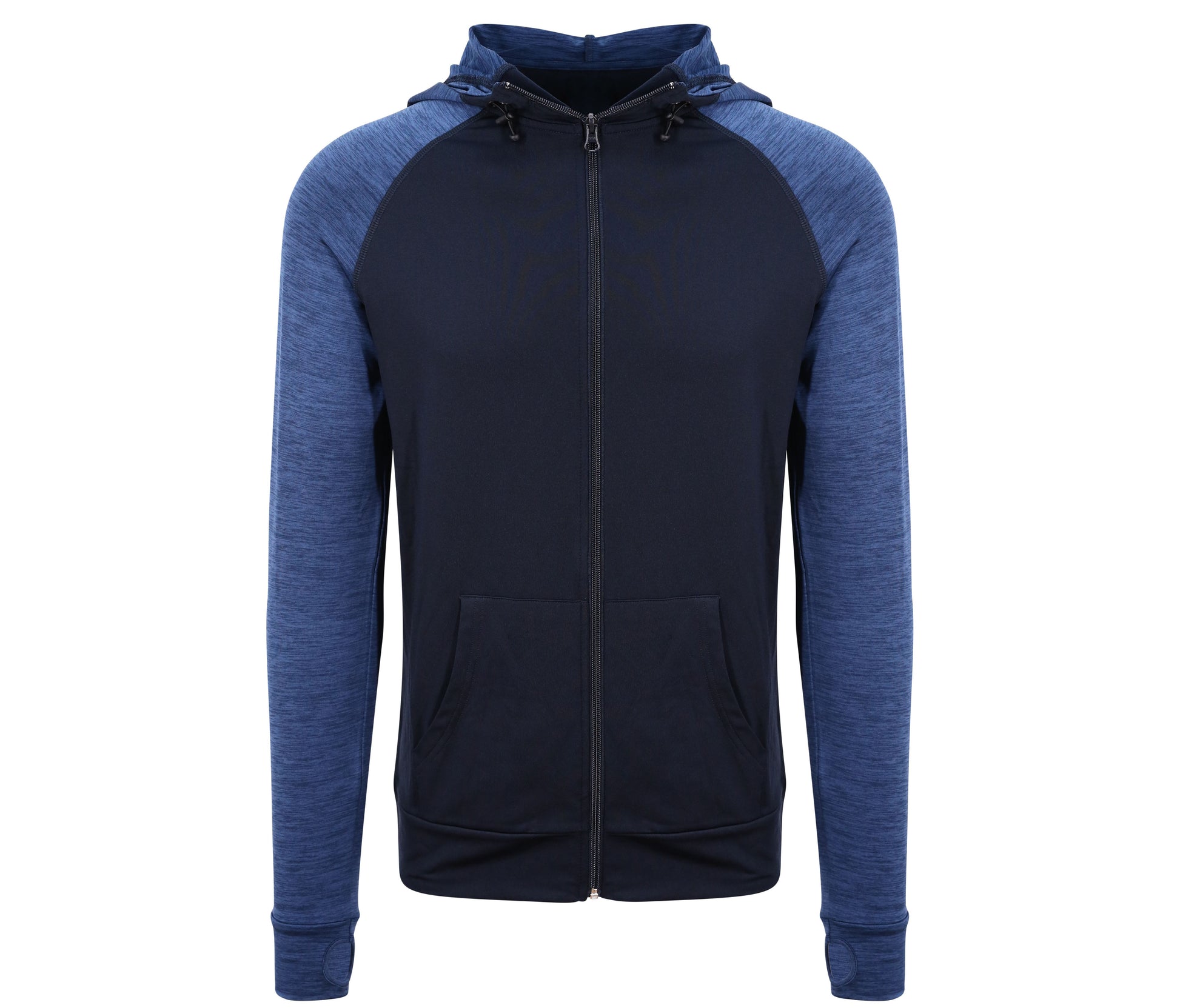 Sweat Homme Contrasté - Navy/navy Melange